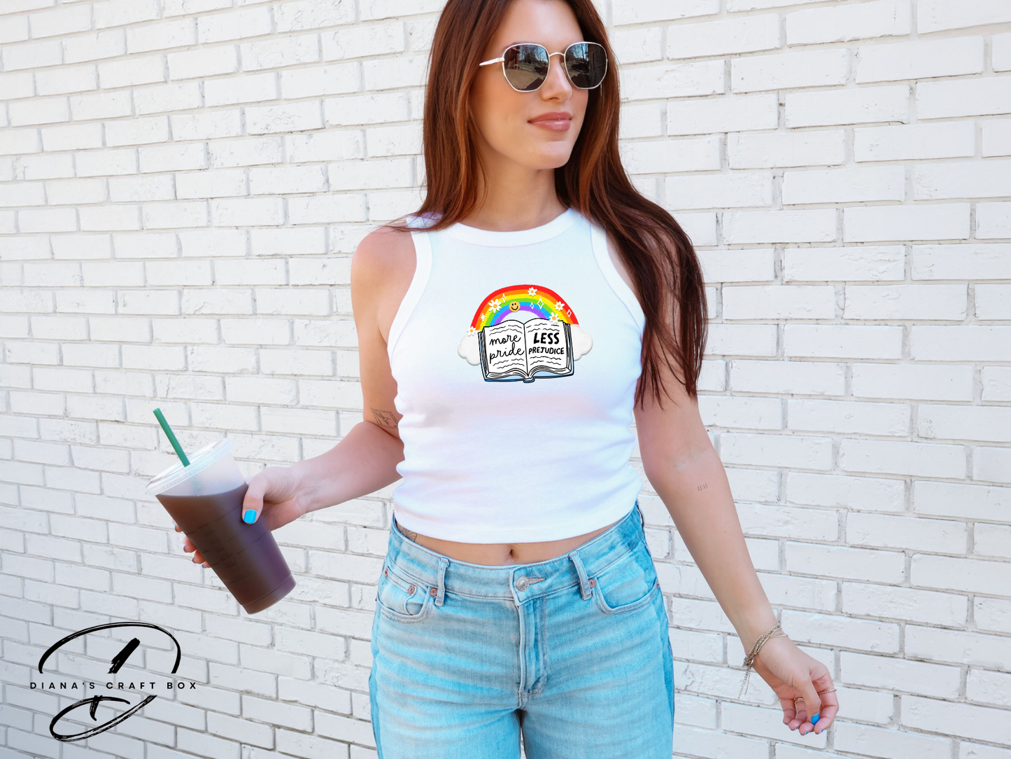 More pride less prejudice baby tee