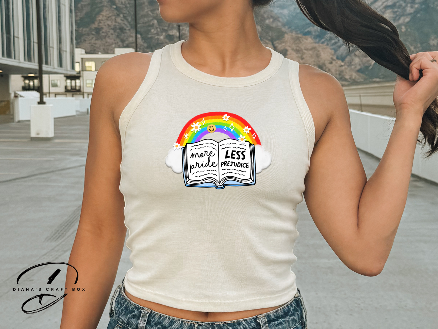 More pride less prejudice baby tee