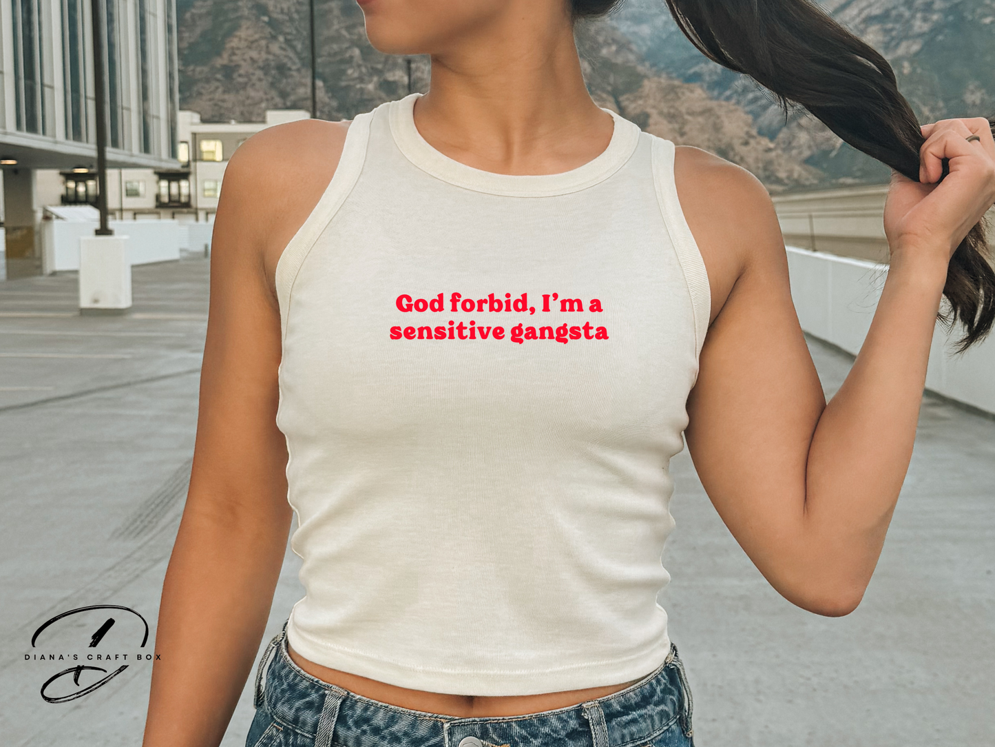 God forbid, I'm a sensitive gangsta baby tee