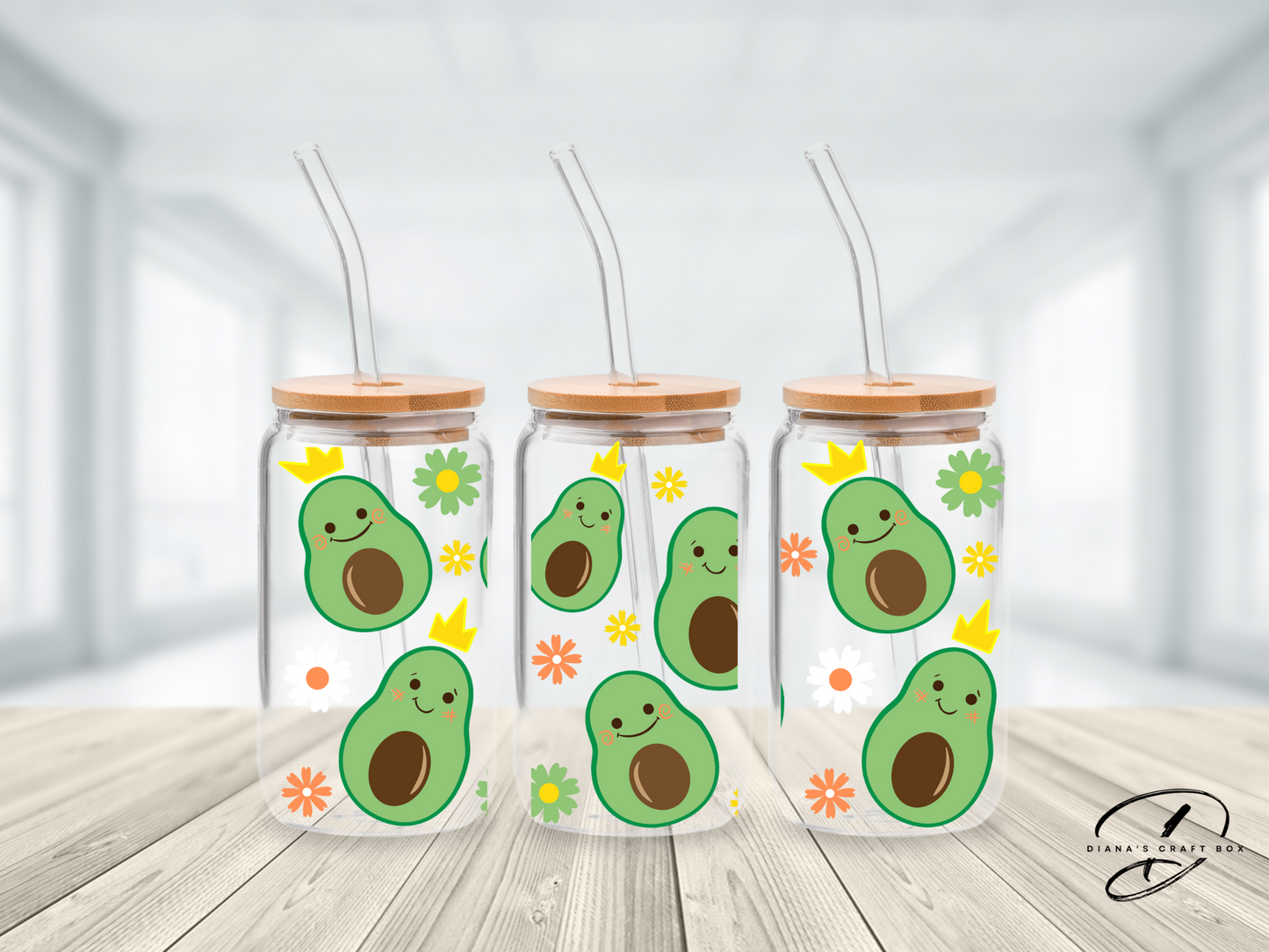 Avocado Queen Libbey glasses
