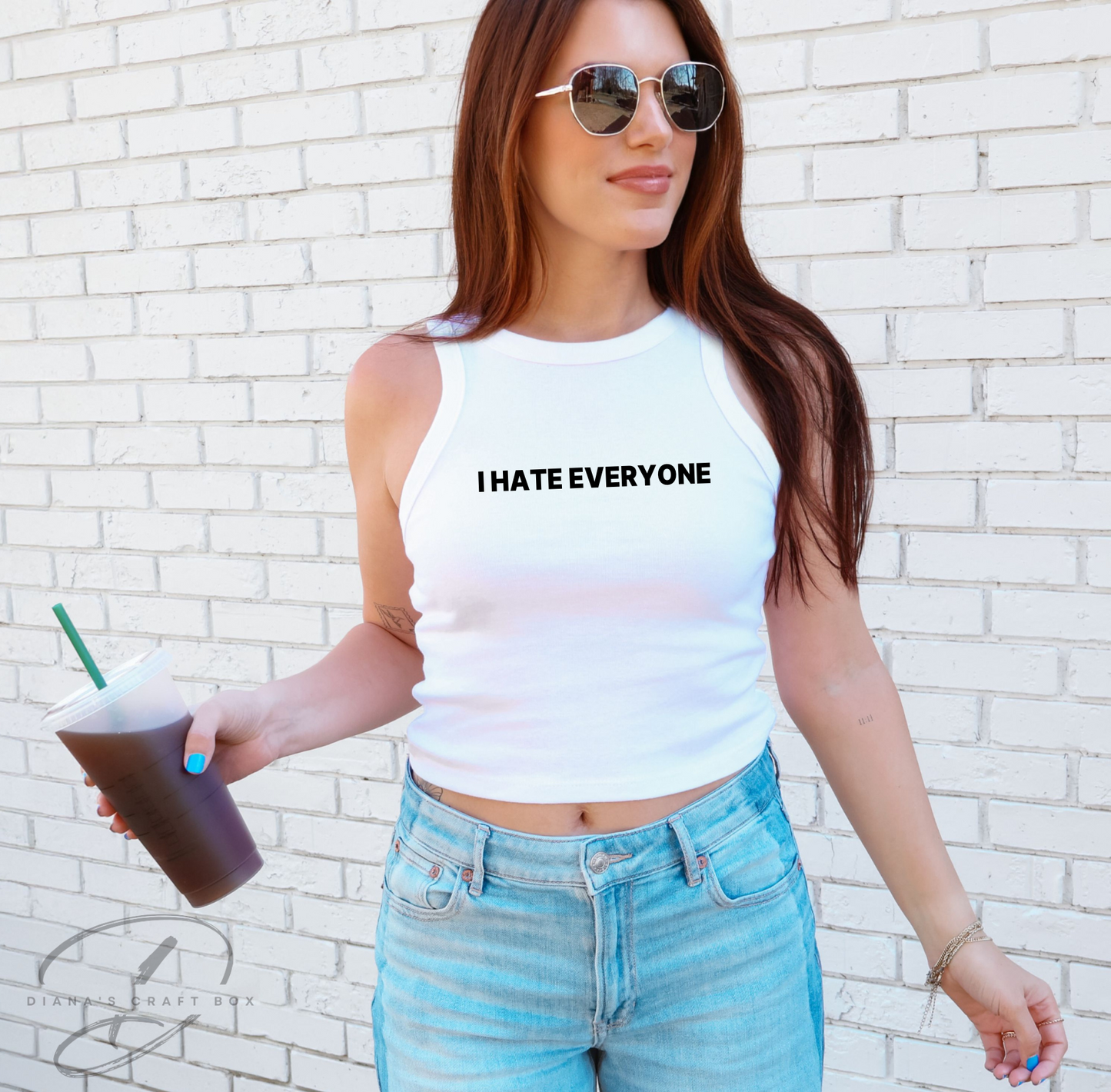 I hate everyone tank top