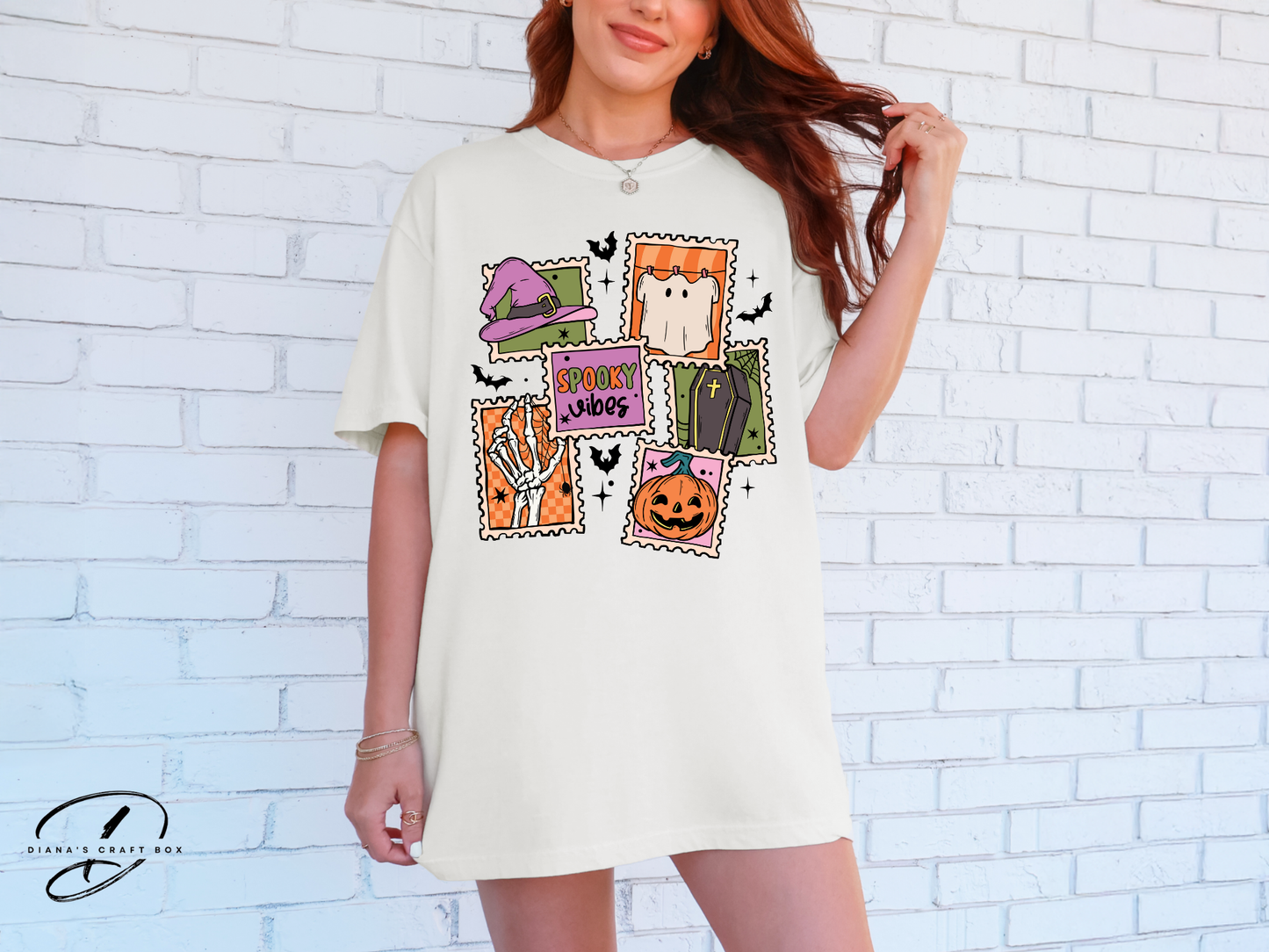 Spooky Vibes Stamps T-shirt