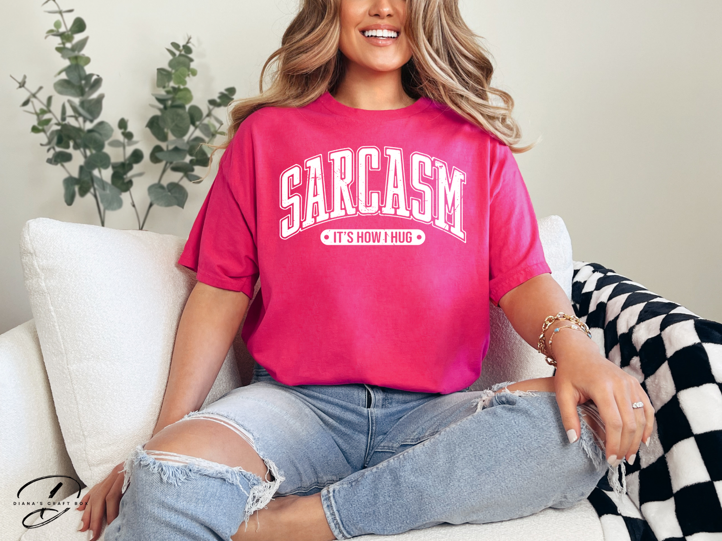 Sarcasm is how I hug T-shirt