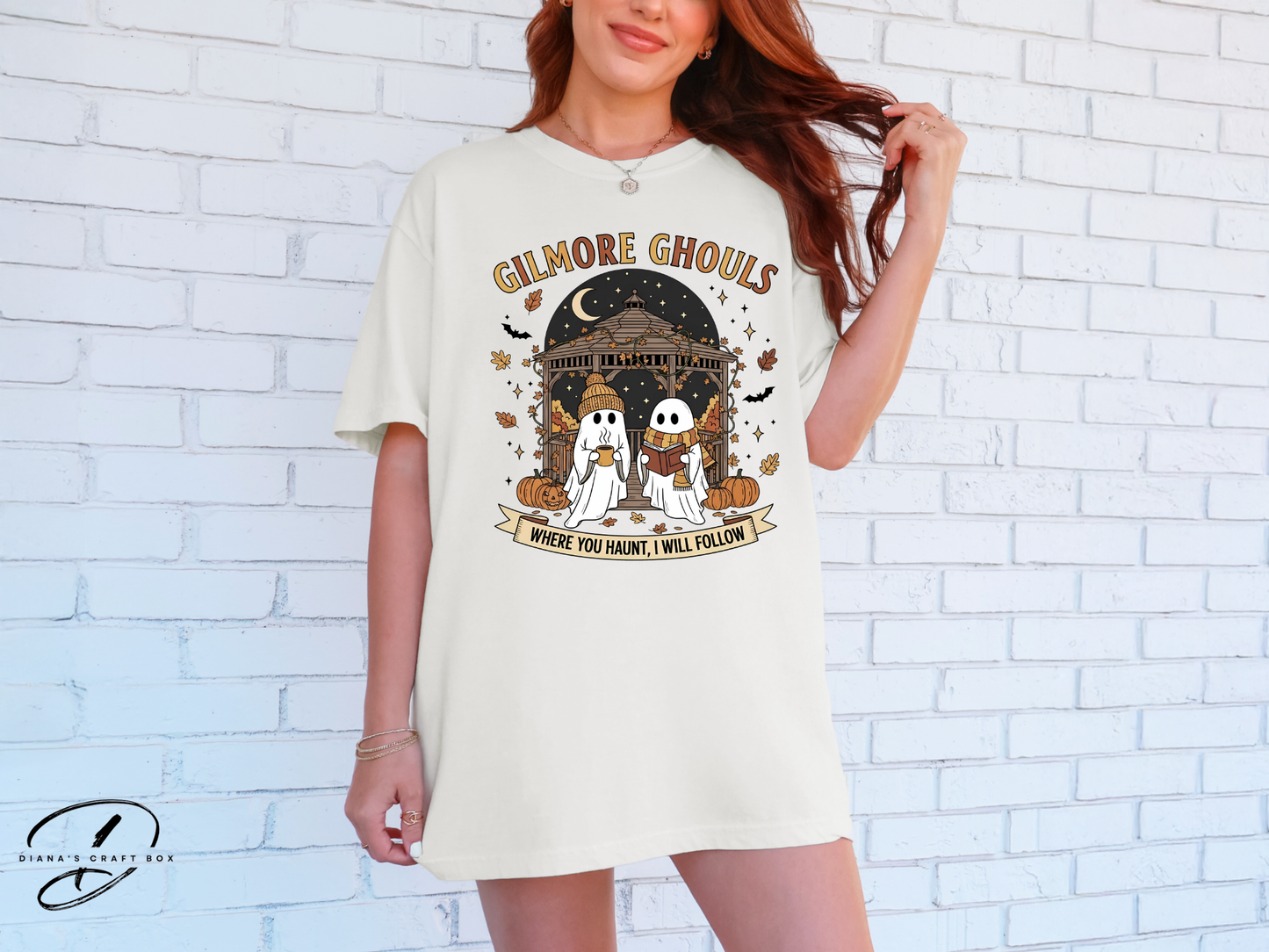 Gilmore Ghouls ghost T-shirt