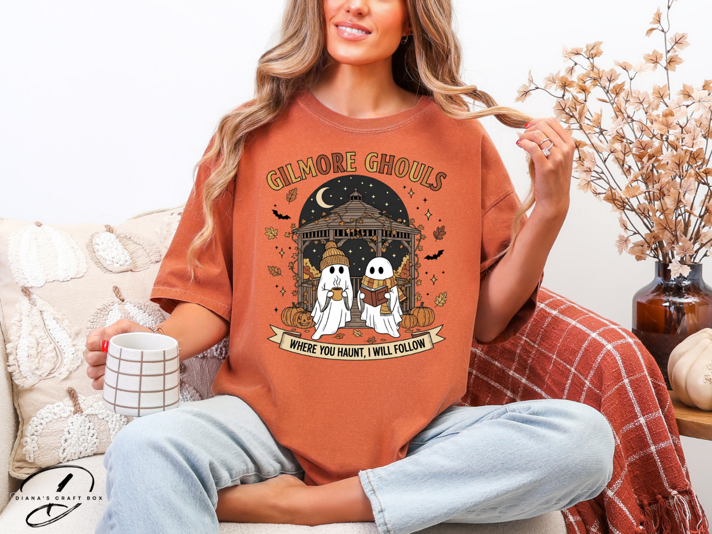 Gilmore Ghouls ghost T-shirt