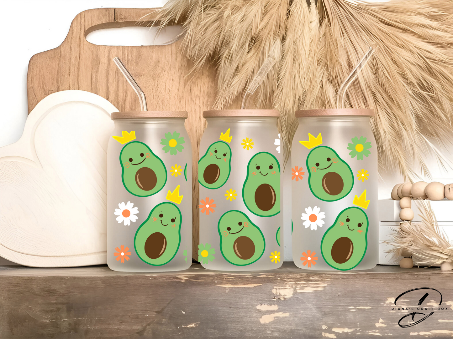 Avocado Queen Libbey glasses