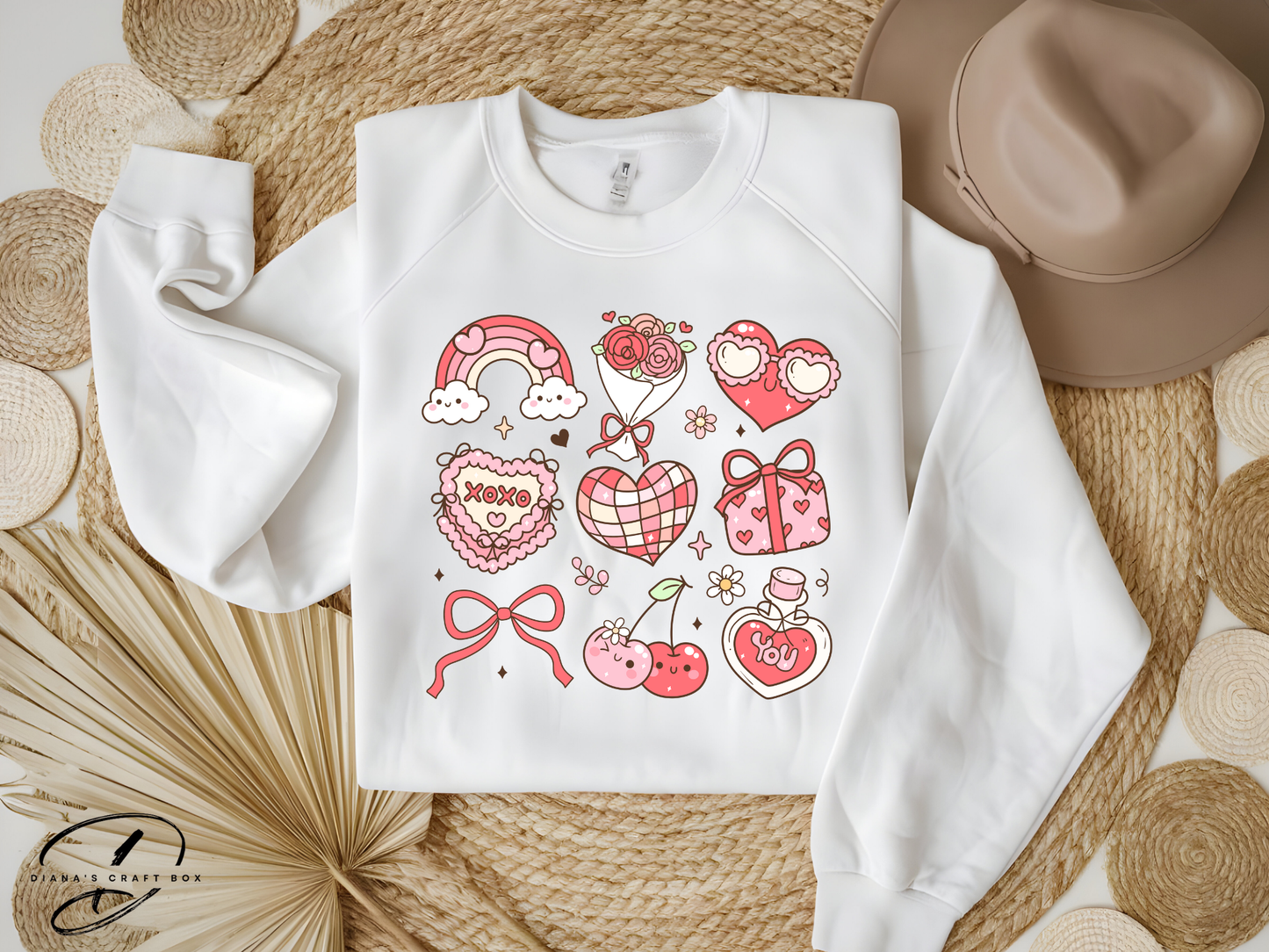 Valentines retro coquette Sweatshirt