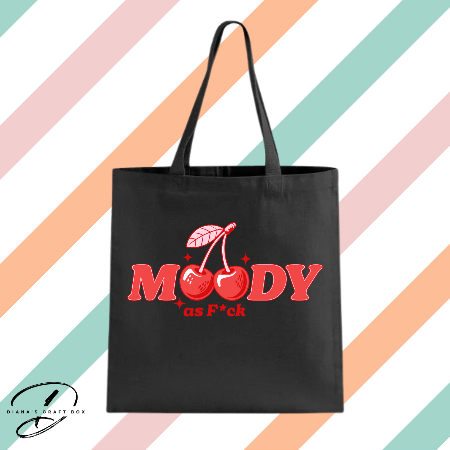 Moody as f*ck rope tote bag