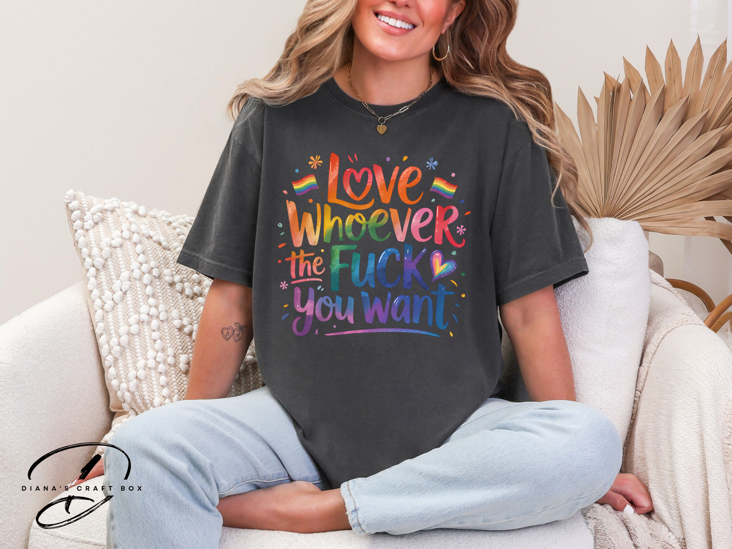 Love whoever the fuck you want T-shirt