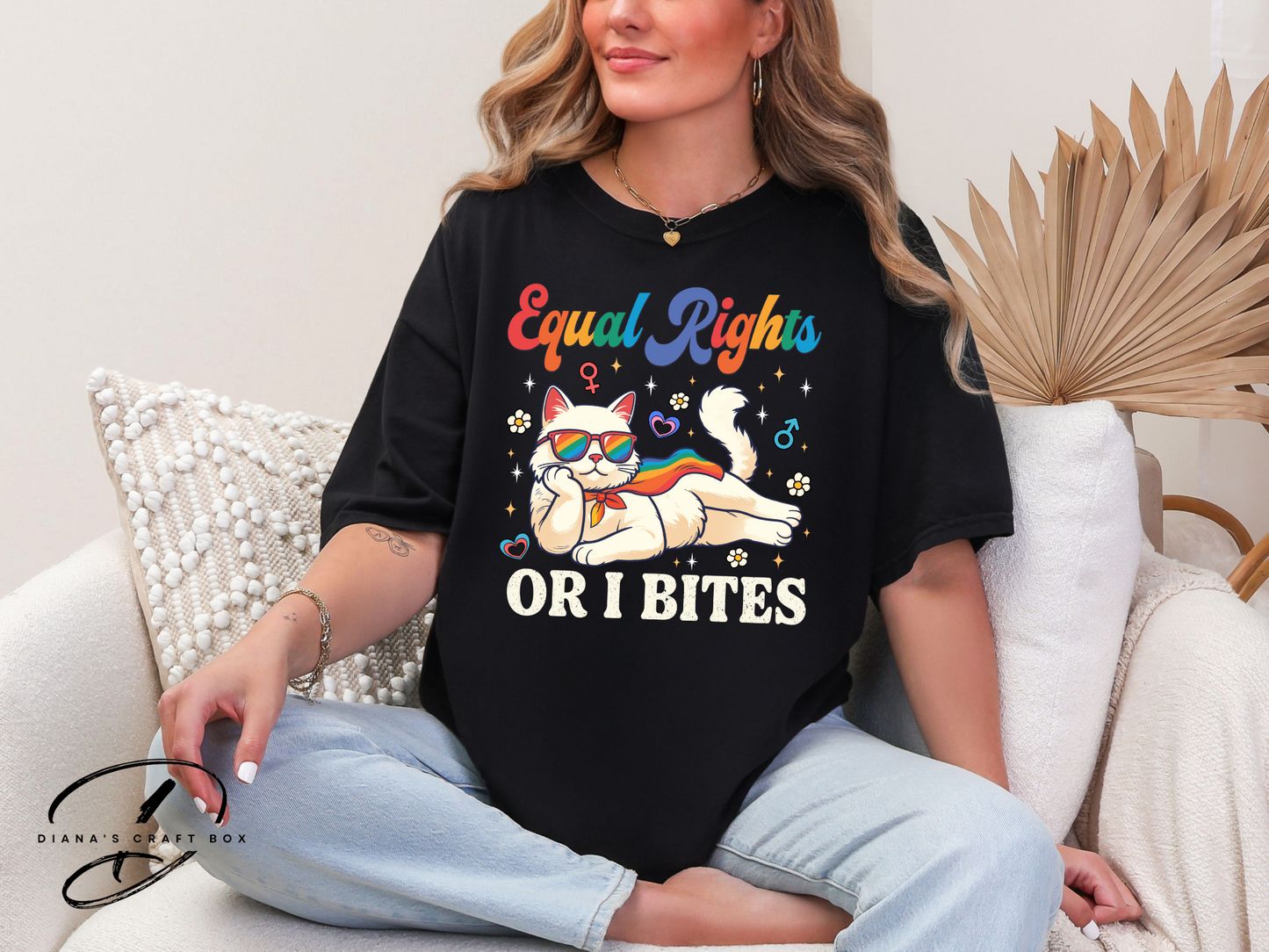 Equal rights or I bites T-shirt