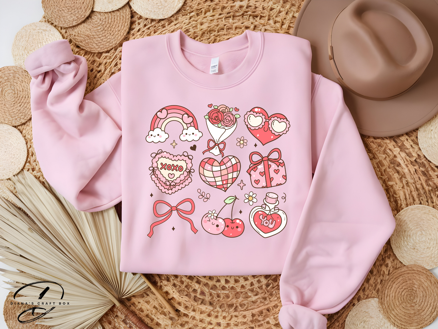 Valentines retro coquette Sweatshirt