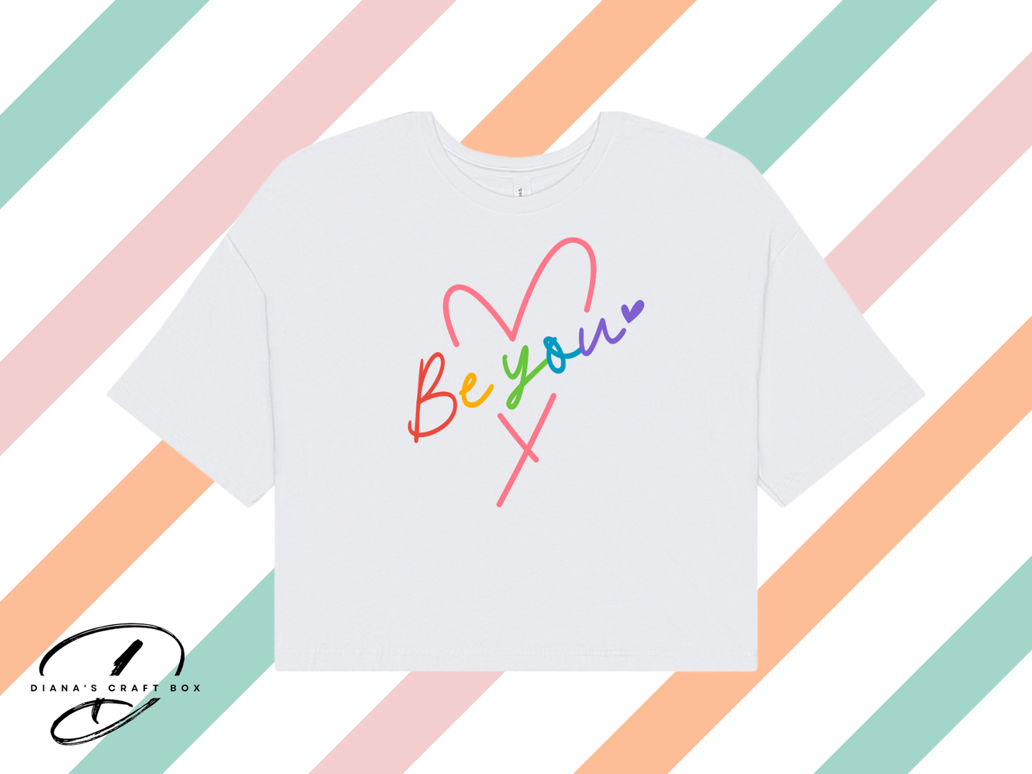 Be you Heart Crop Top