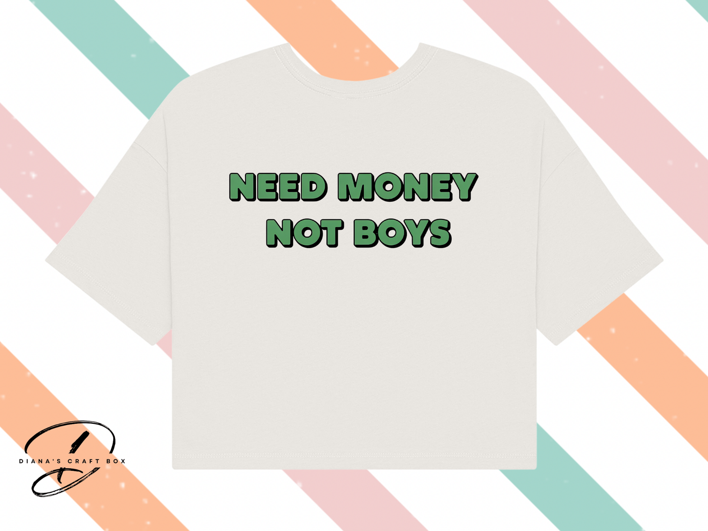 Need money not boys crop top