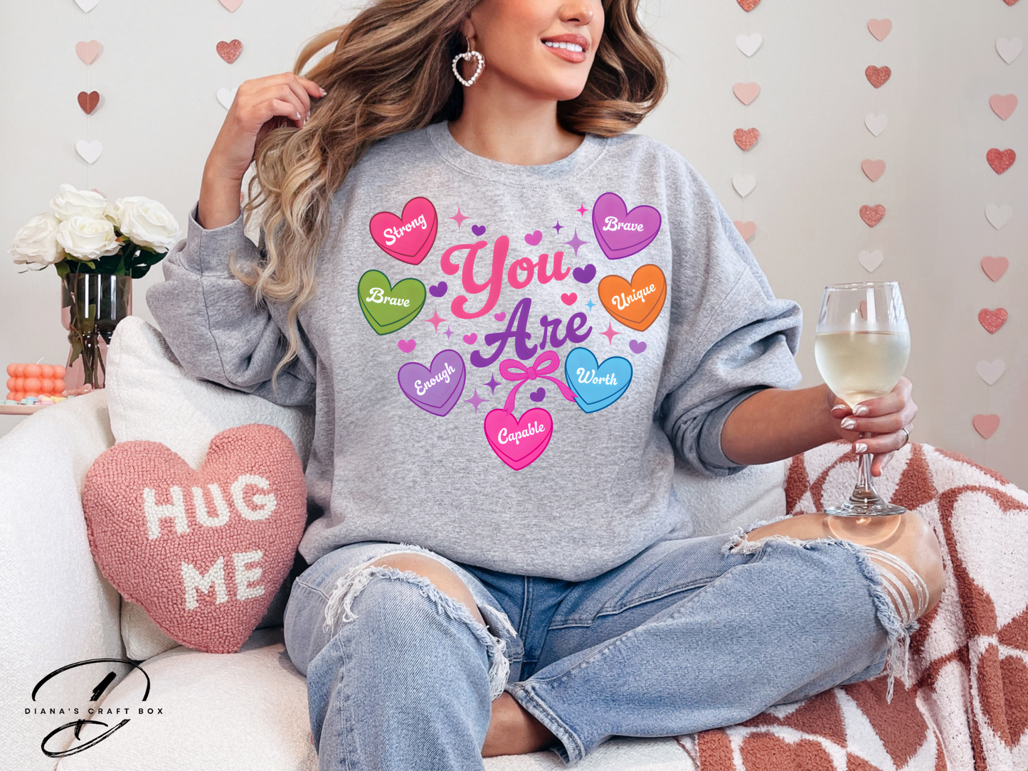 You are strong, capable, brave Sweatshirt