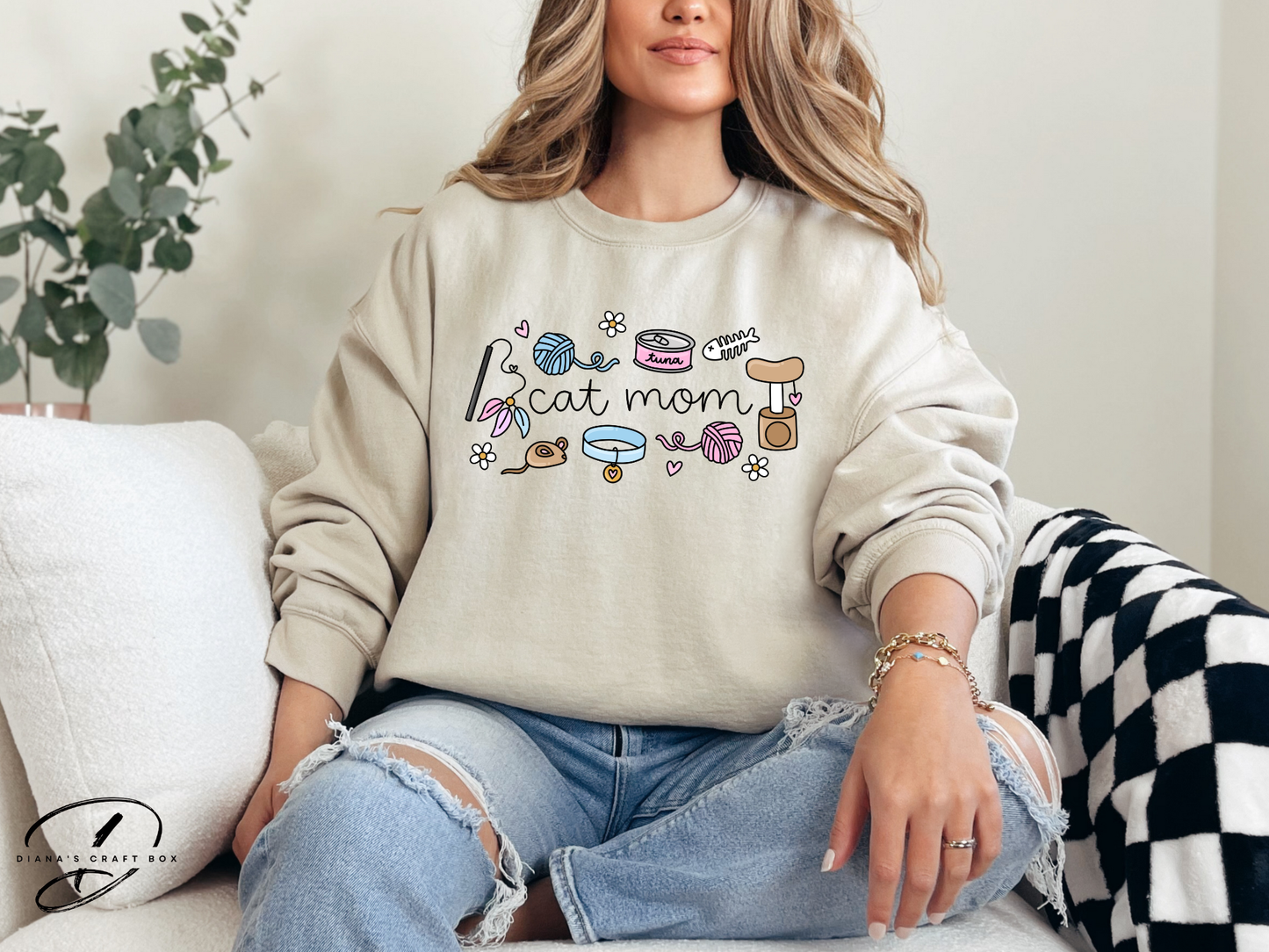 Cat mom Sweatshirt