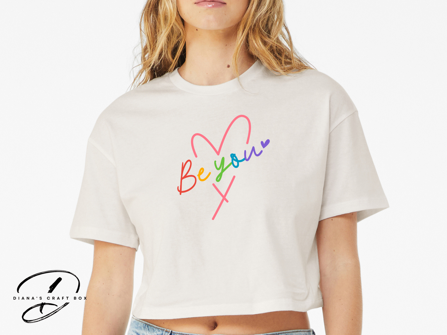 Be you Heart Crop Top