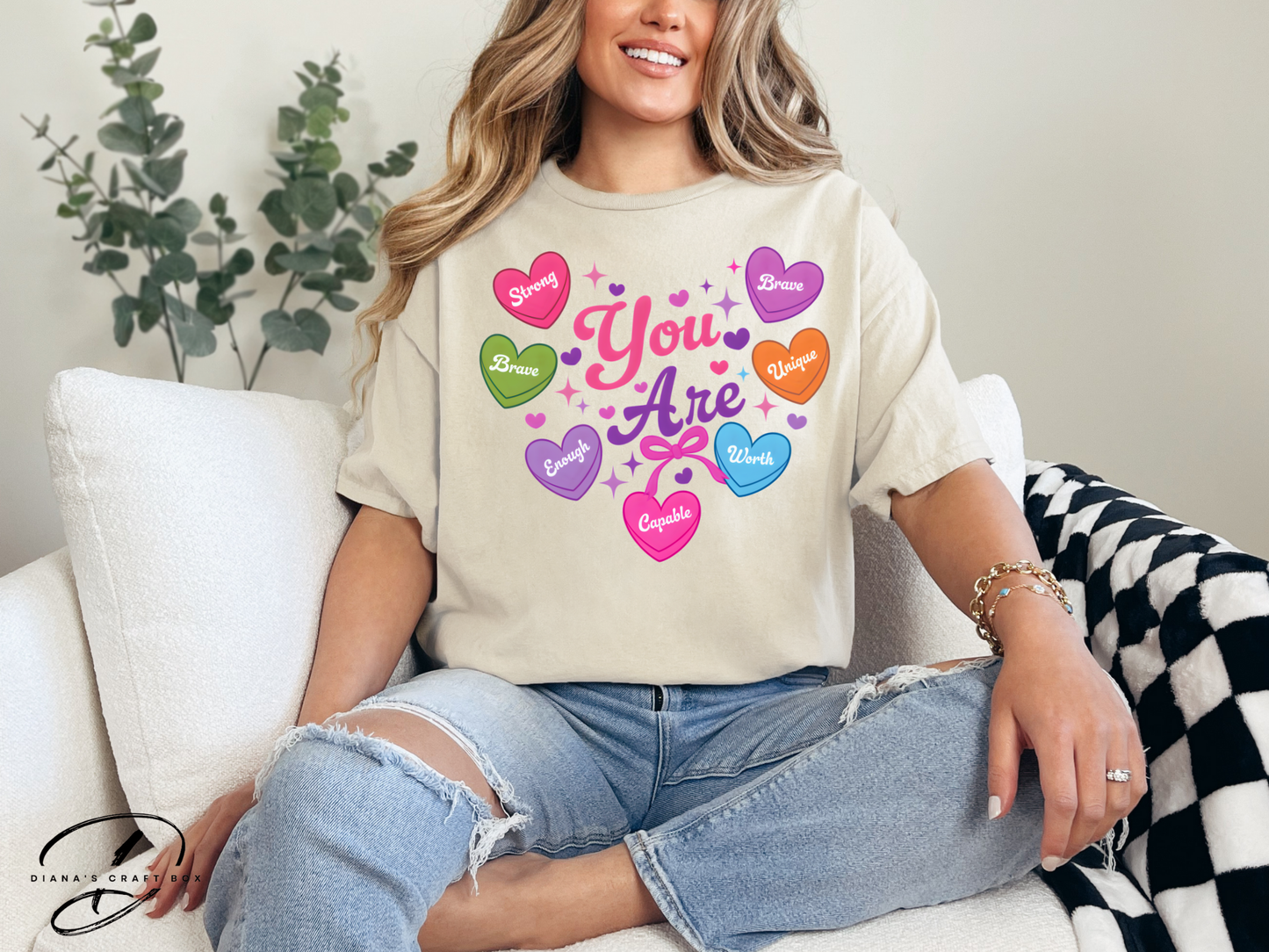 You are strong, capable, brave T-shirt