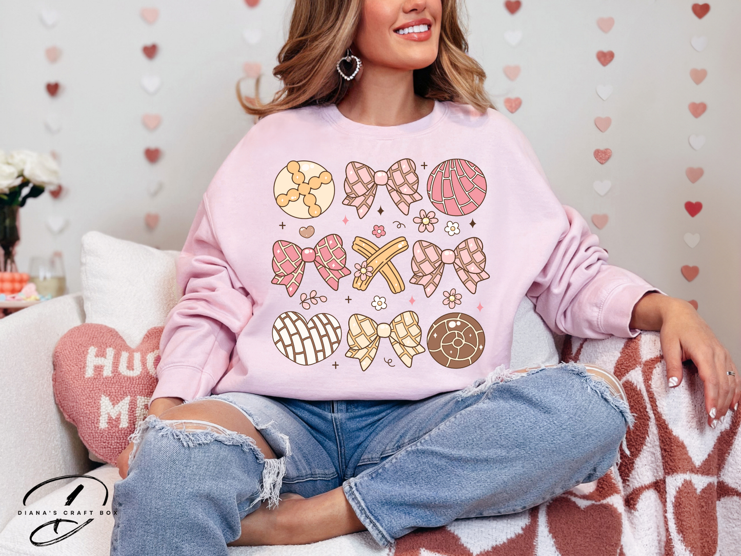 Valentines Conchas Sweatshirt