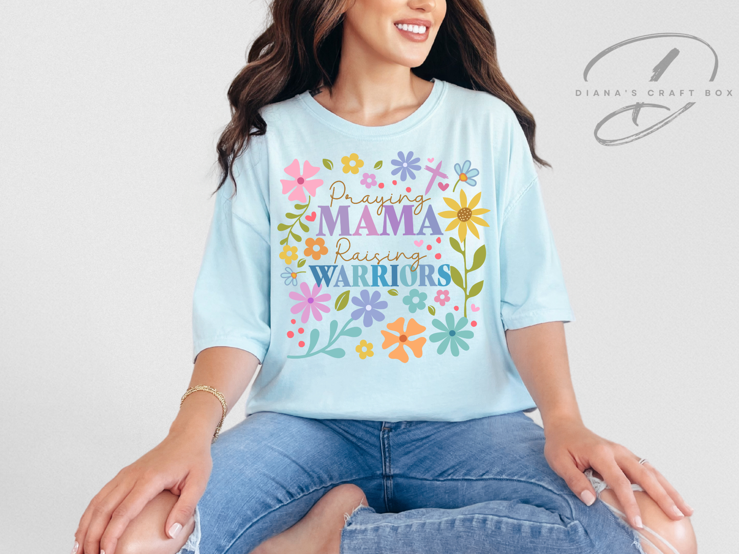 MAMA raising warriors T-shirt