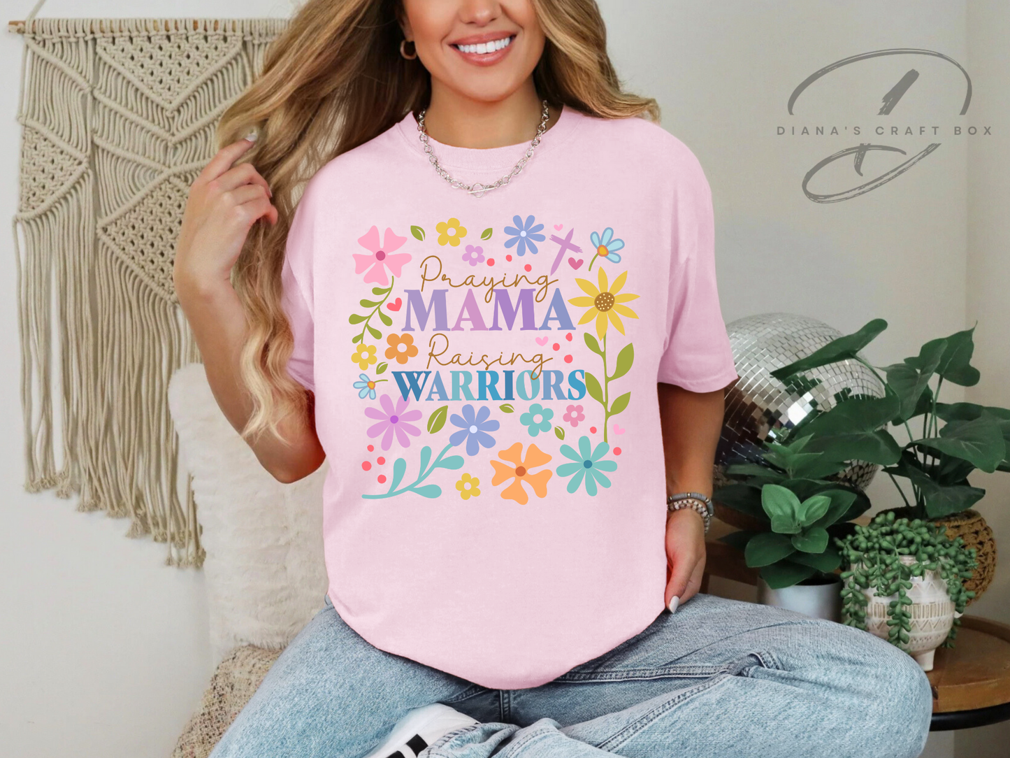 MAMA raising warriors T-shirt