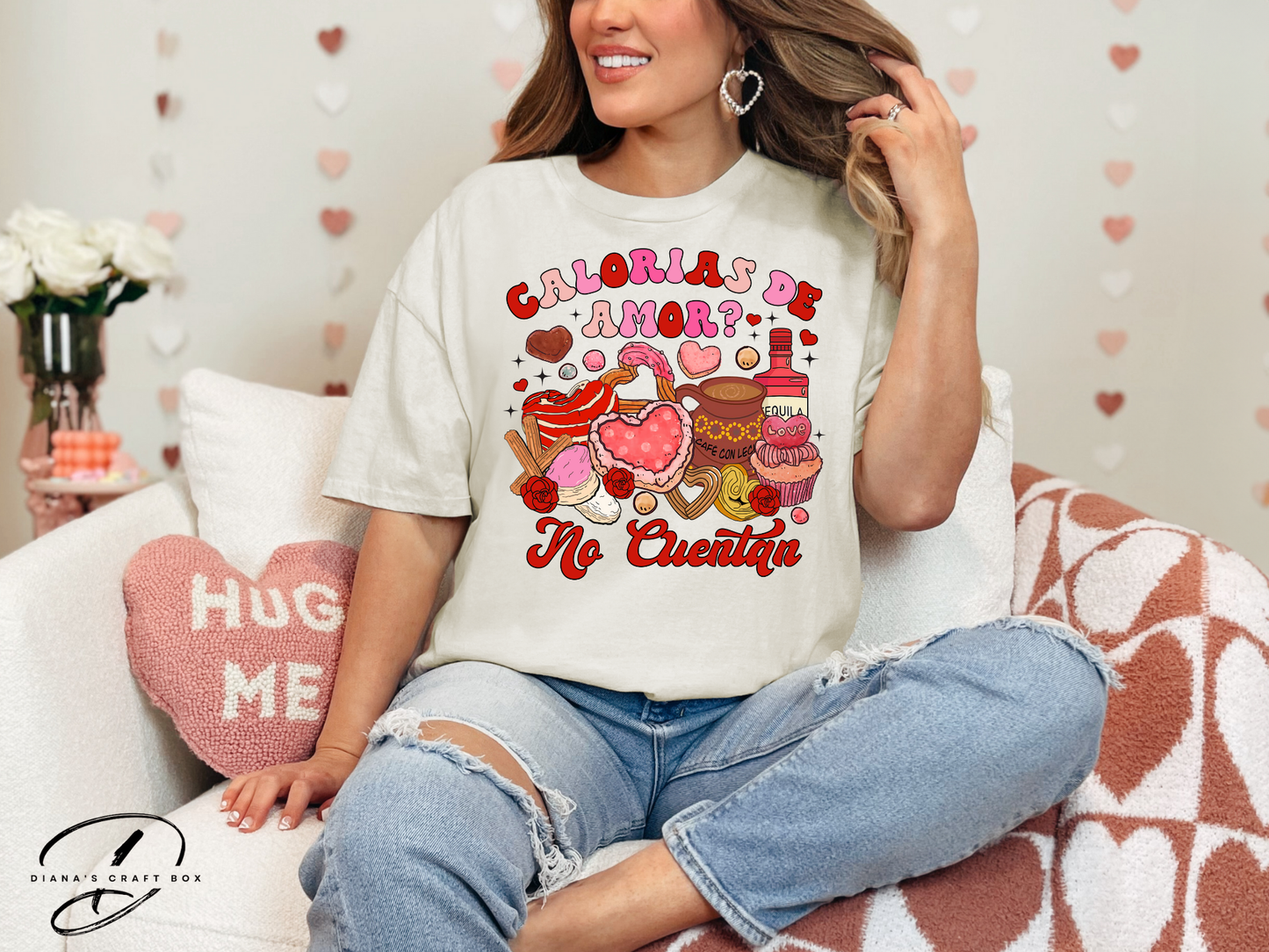 Calorias de amor no cuentan T-shirt