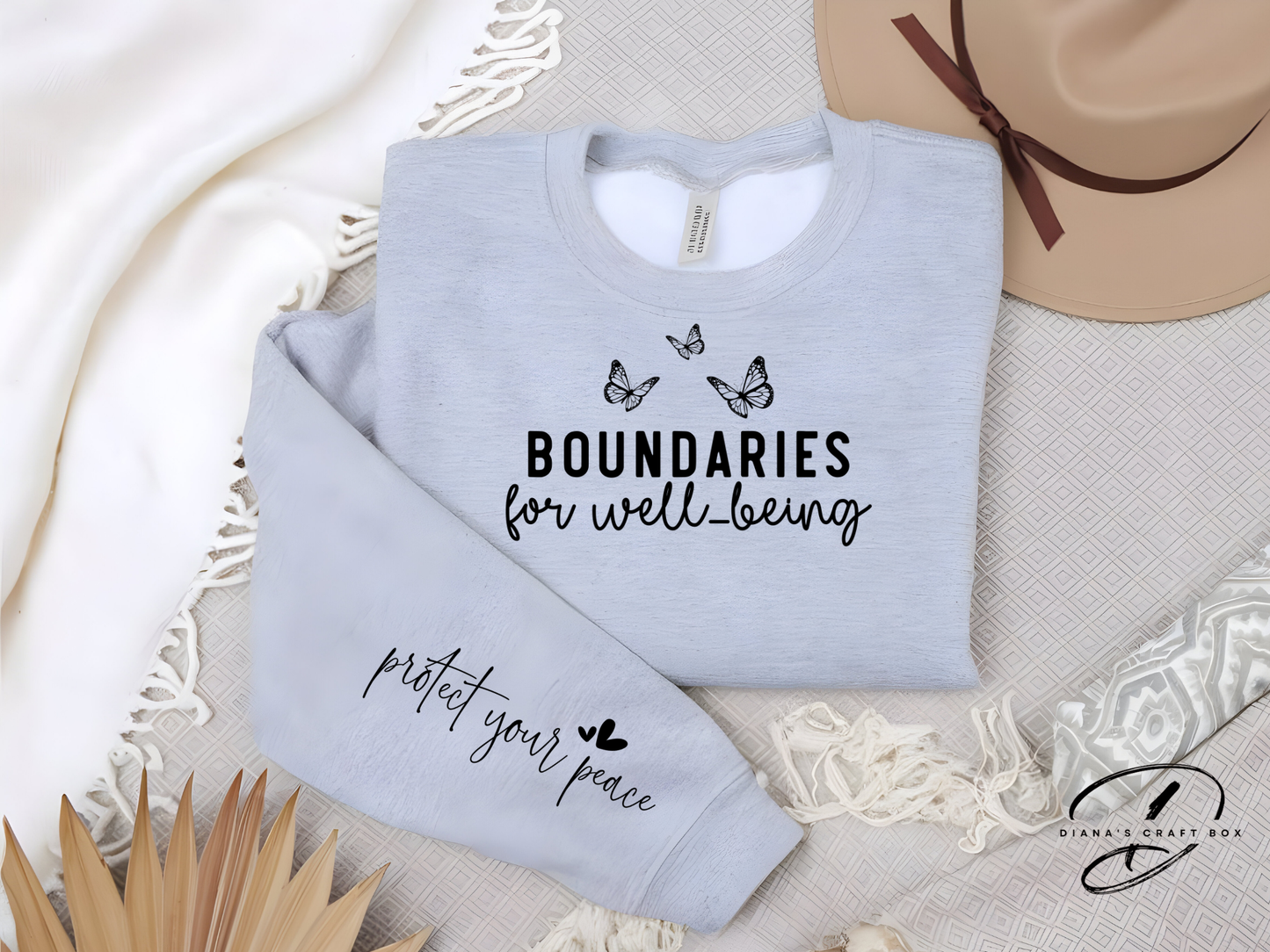 Boundaries for well being Sweatshirt