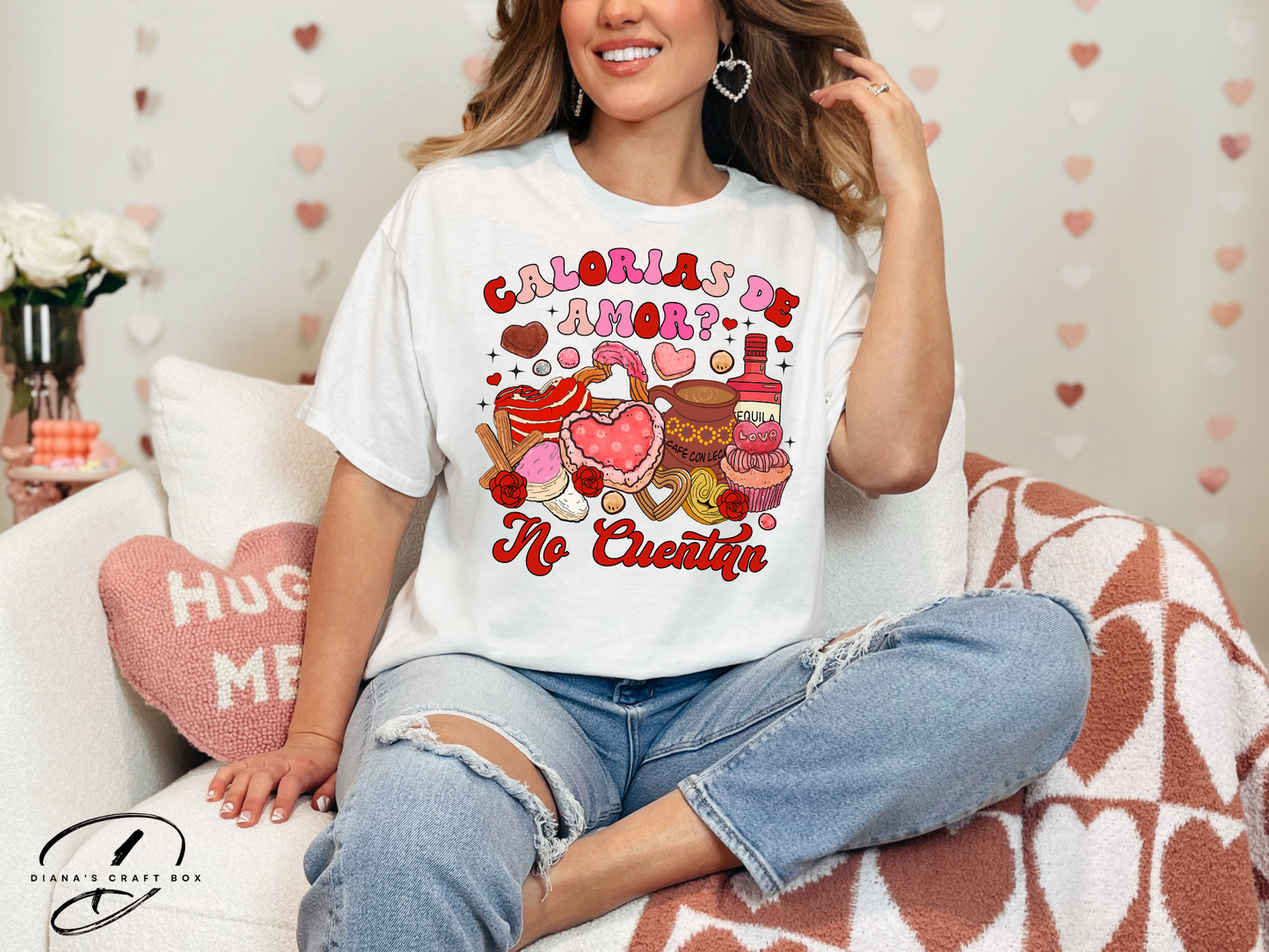 Calorias de amor no cuentan T-shirt