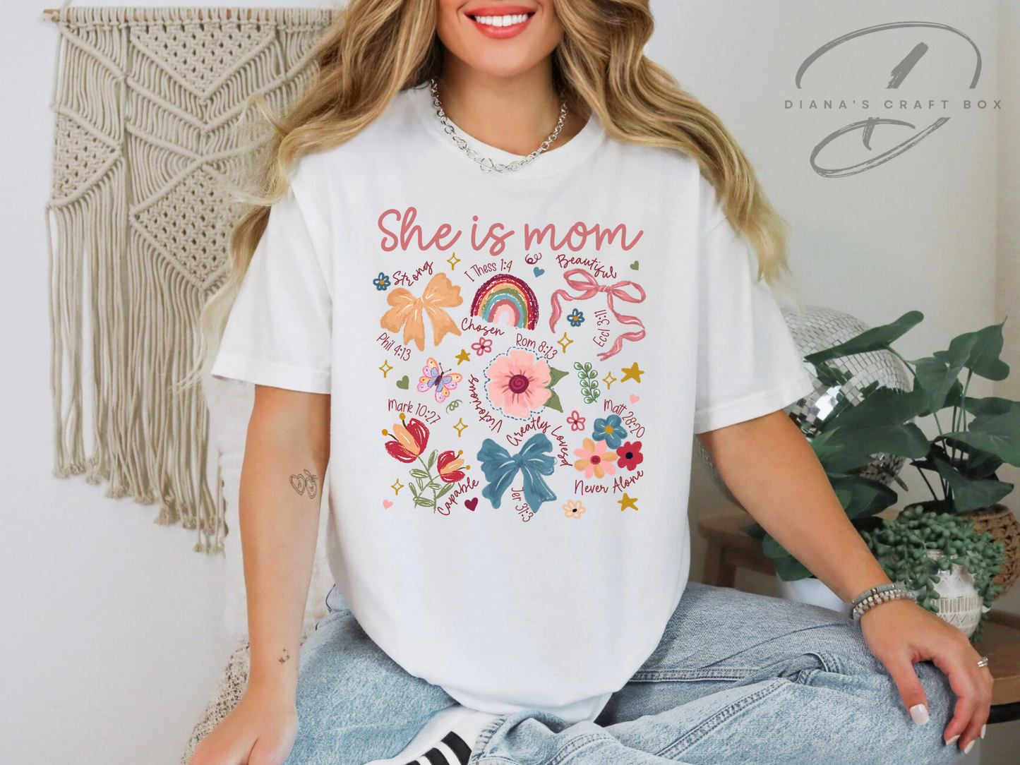 She is mom coquette T-shirt