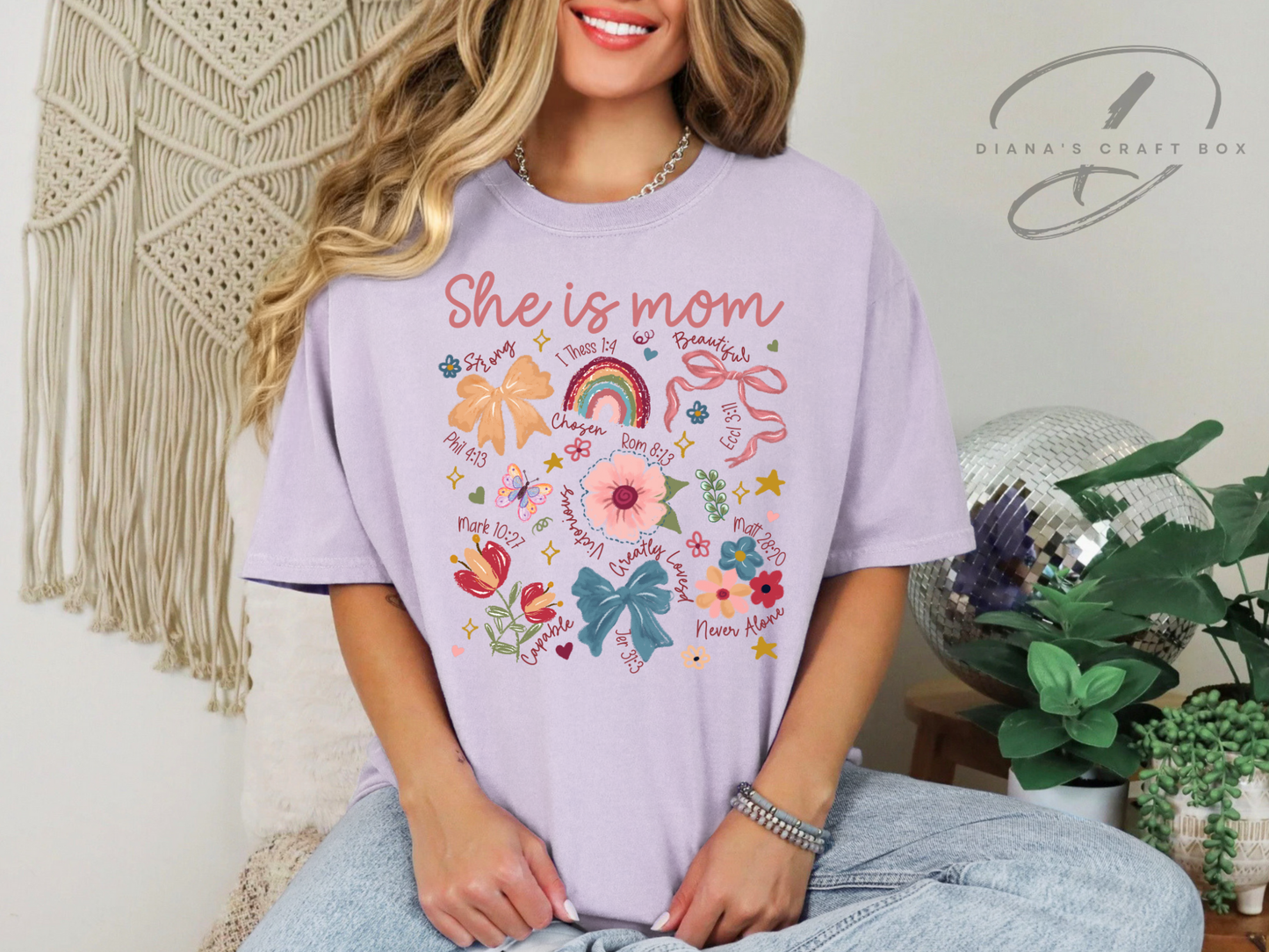 She is mom coquette T-shirt