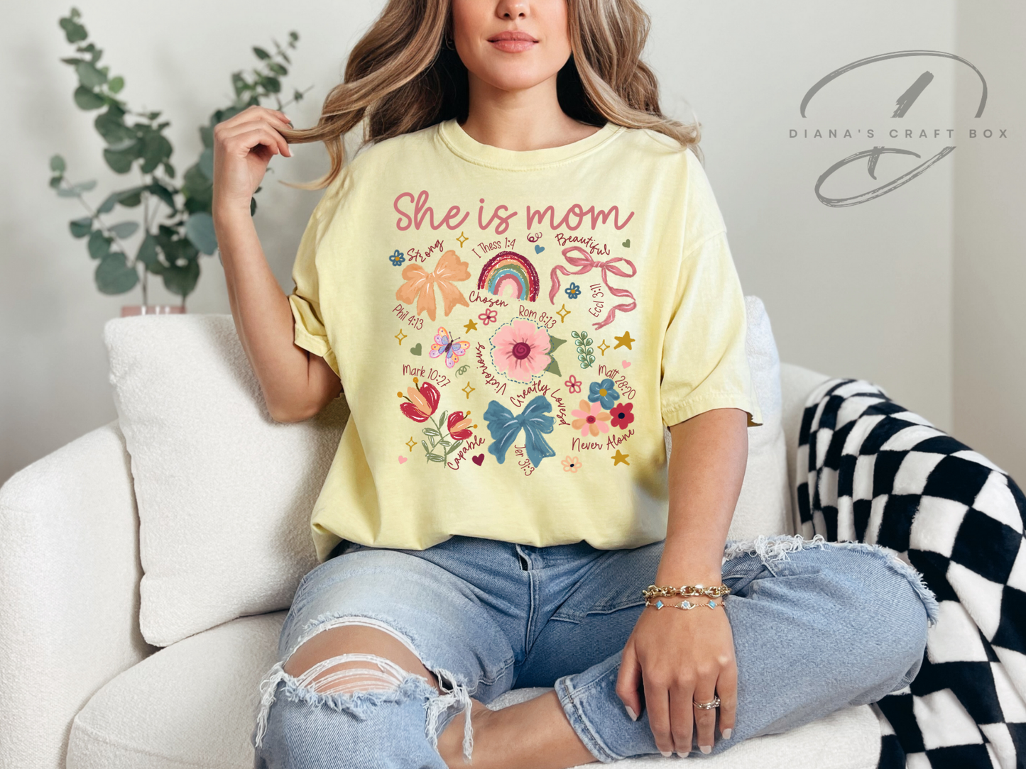 She is mom coquette T-shirt