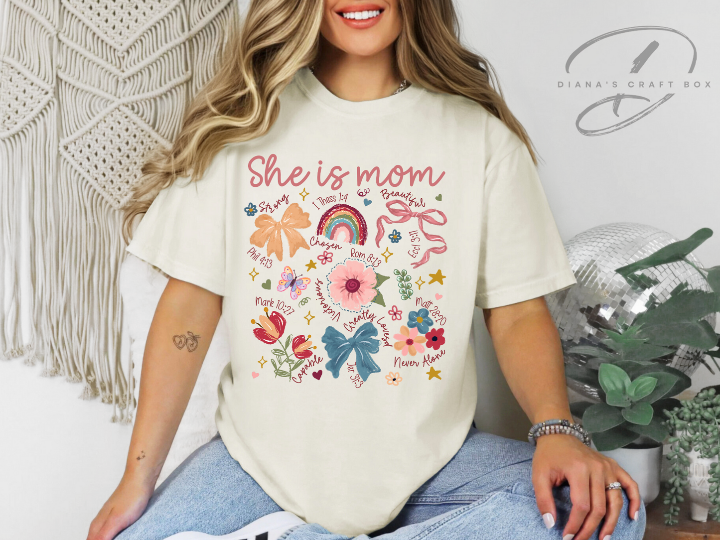 She is mom coquette T-shirt