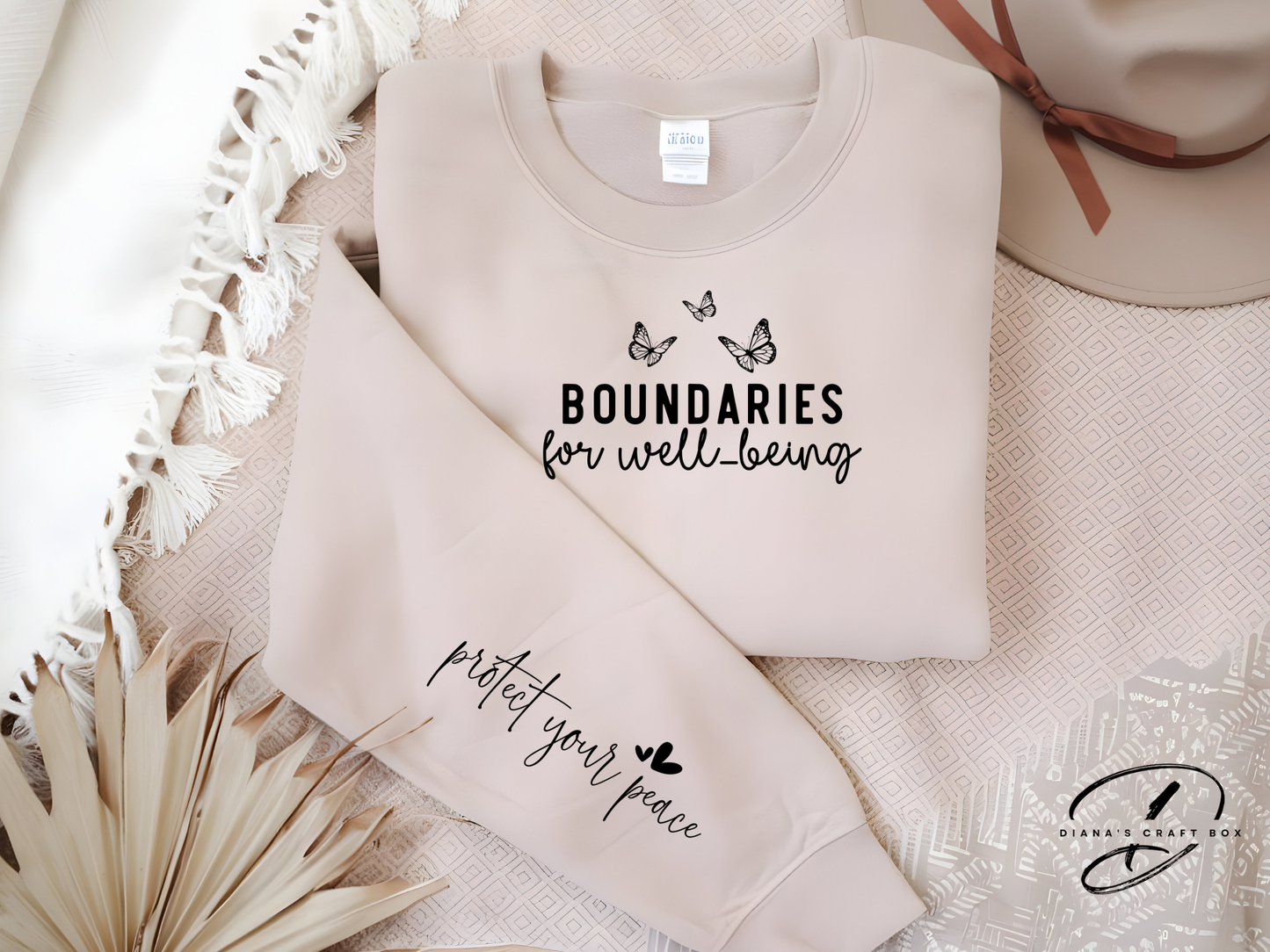 Boundaries for well being Sweatshirt