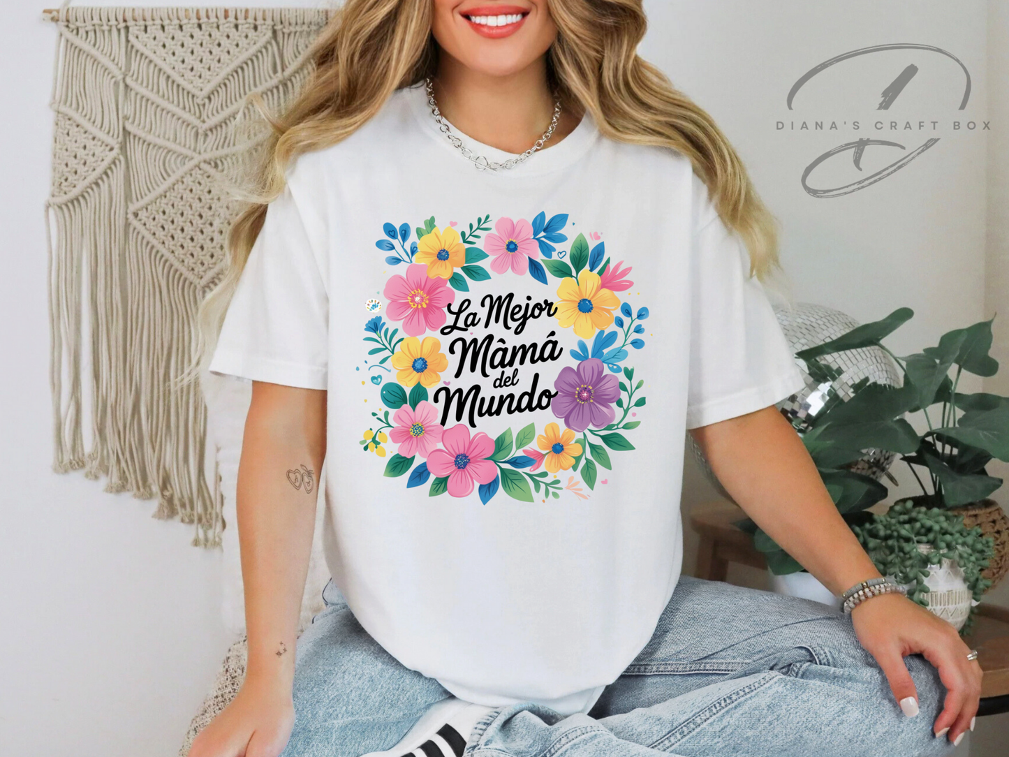 La mejor mama del mundo (pastel colors) T-shirt