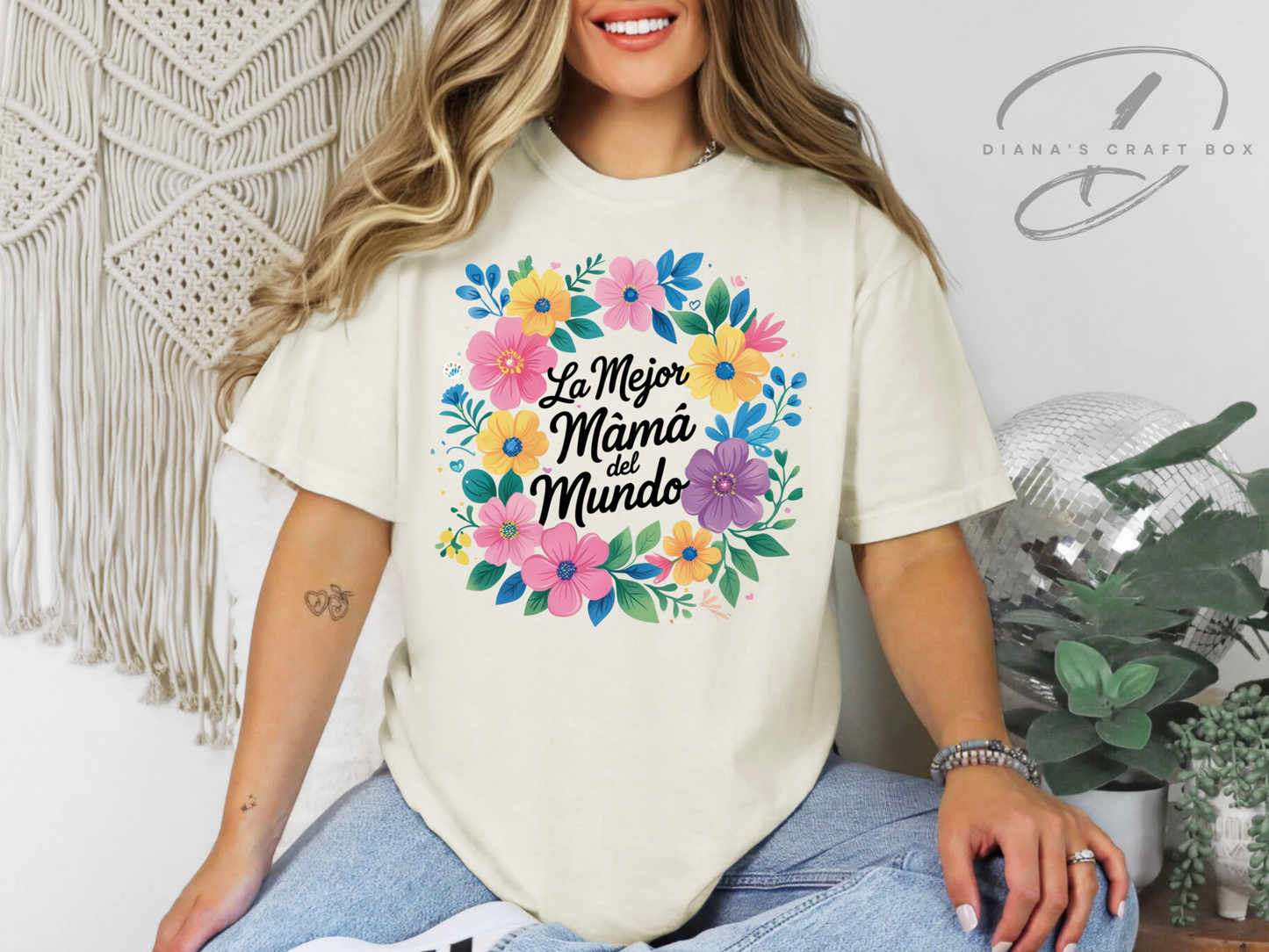 La mejor mama del mundo (pastel colors) T-shirt