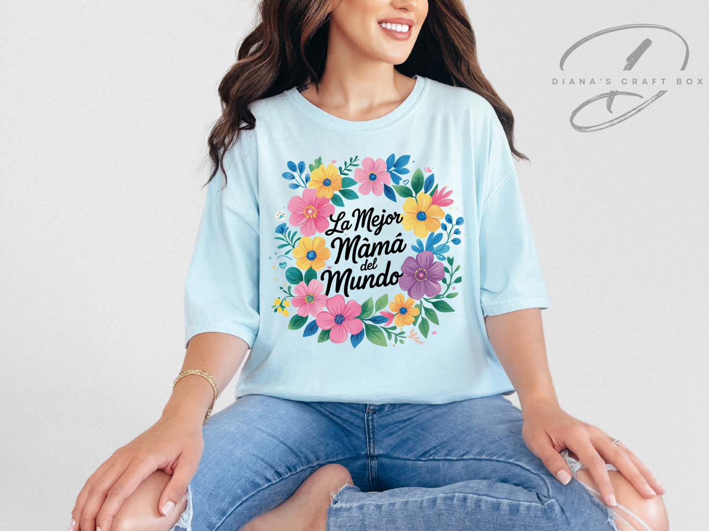 La mejor mama del mundo (pastel colors) T-shirt