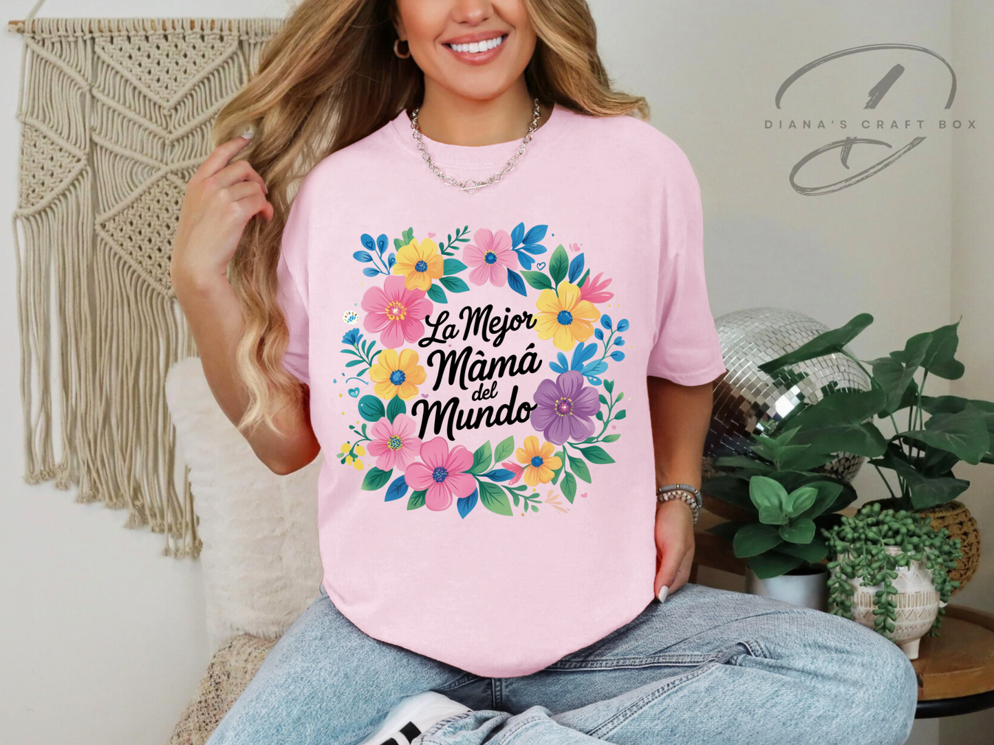 La mejor mama del mundo (pastel colors) T-shirt