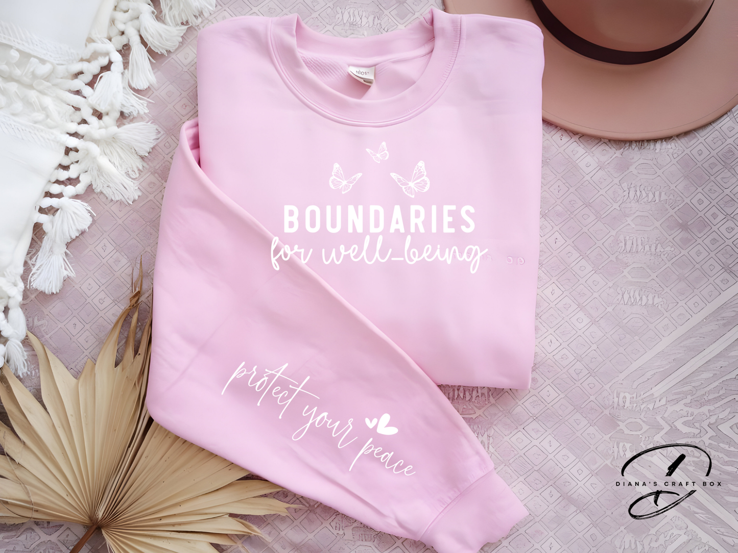 Boundaries for well being Sweatshirt