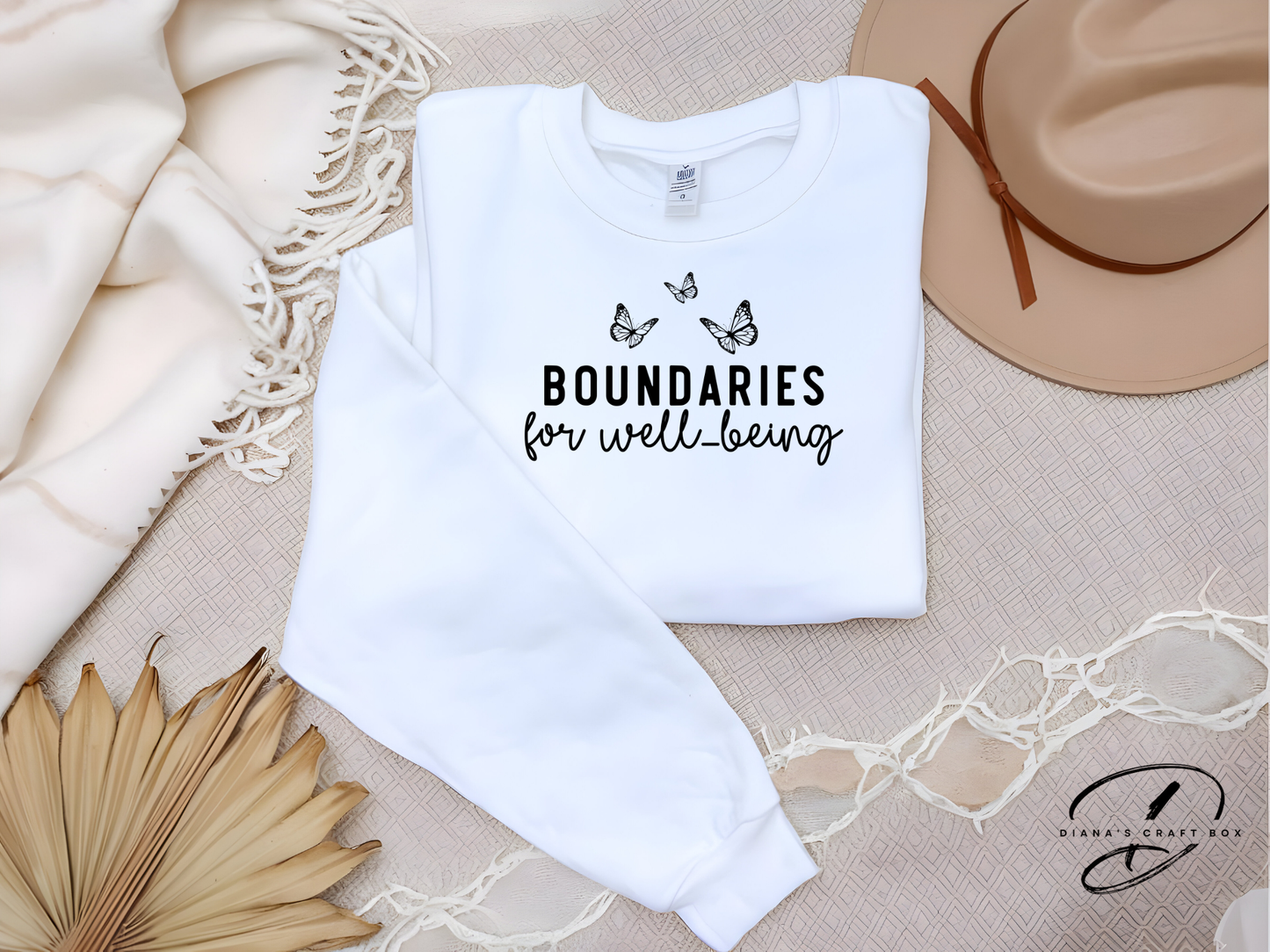 Boundaries for well being Sweatshirt
