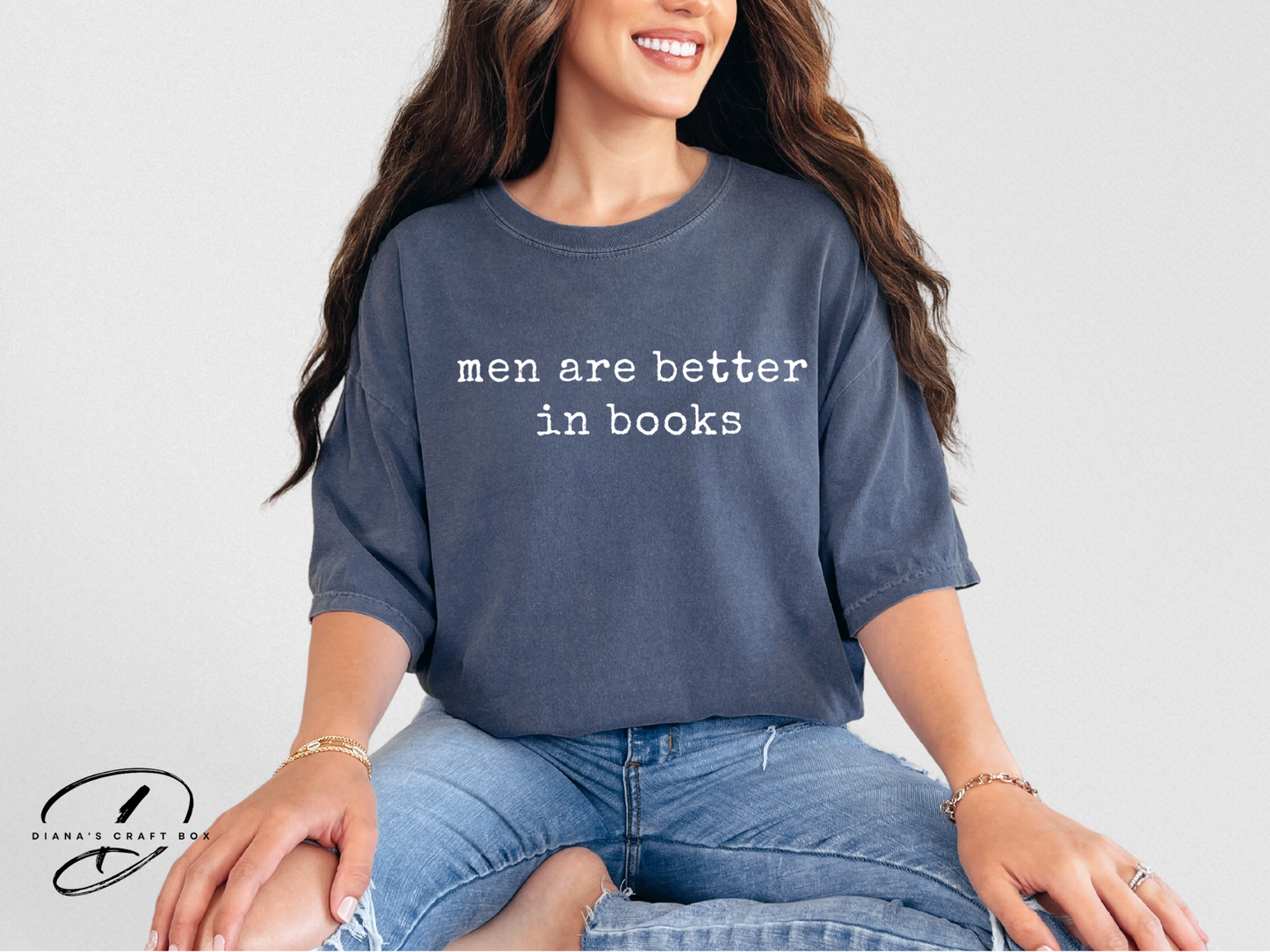 men are better in books t-shirt