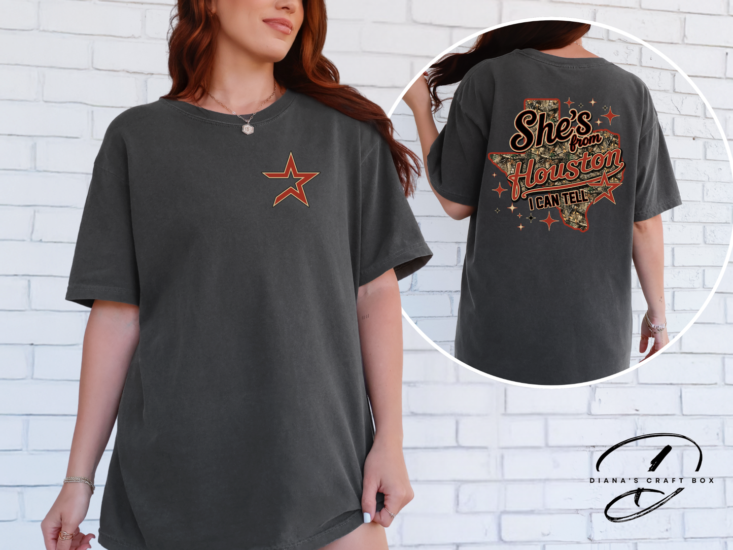 She's from Houston I can tell T-shirt