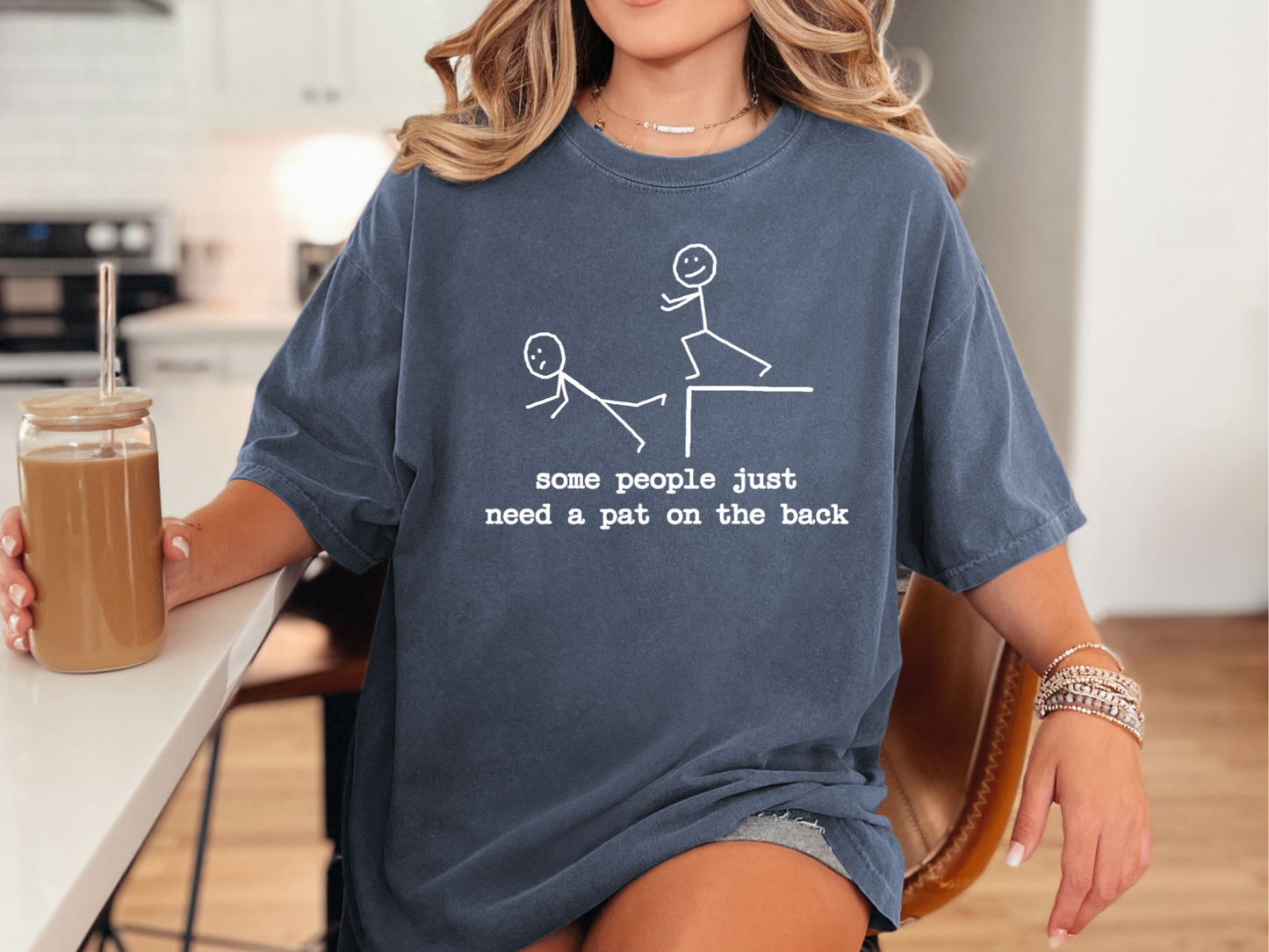 Some people just need a pat on the back