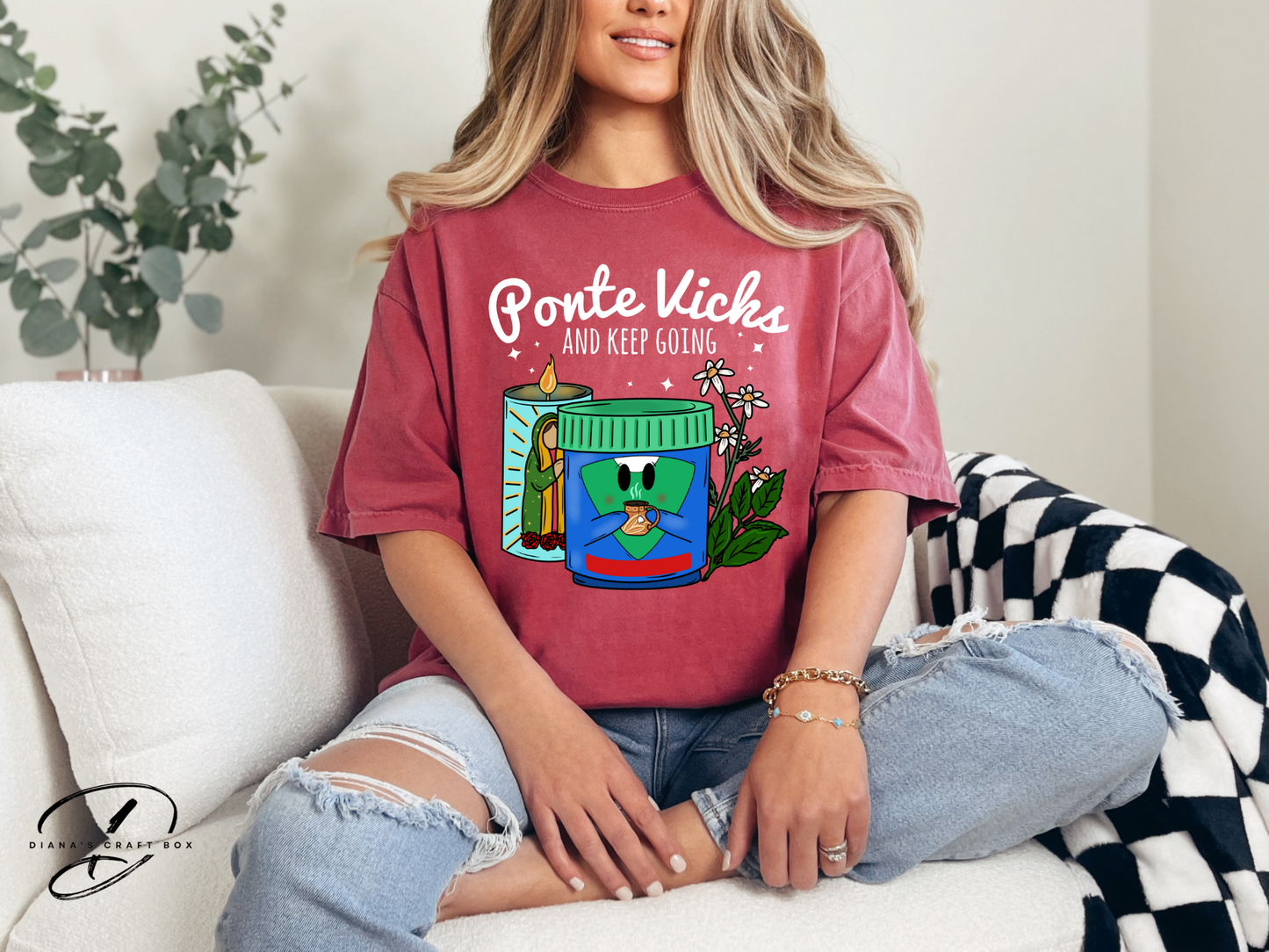 Ponte Vicks and keep going (white font)