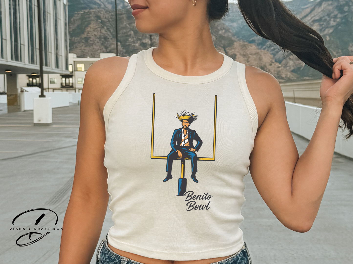 Benito bowl Crop/Baby tee