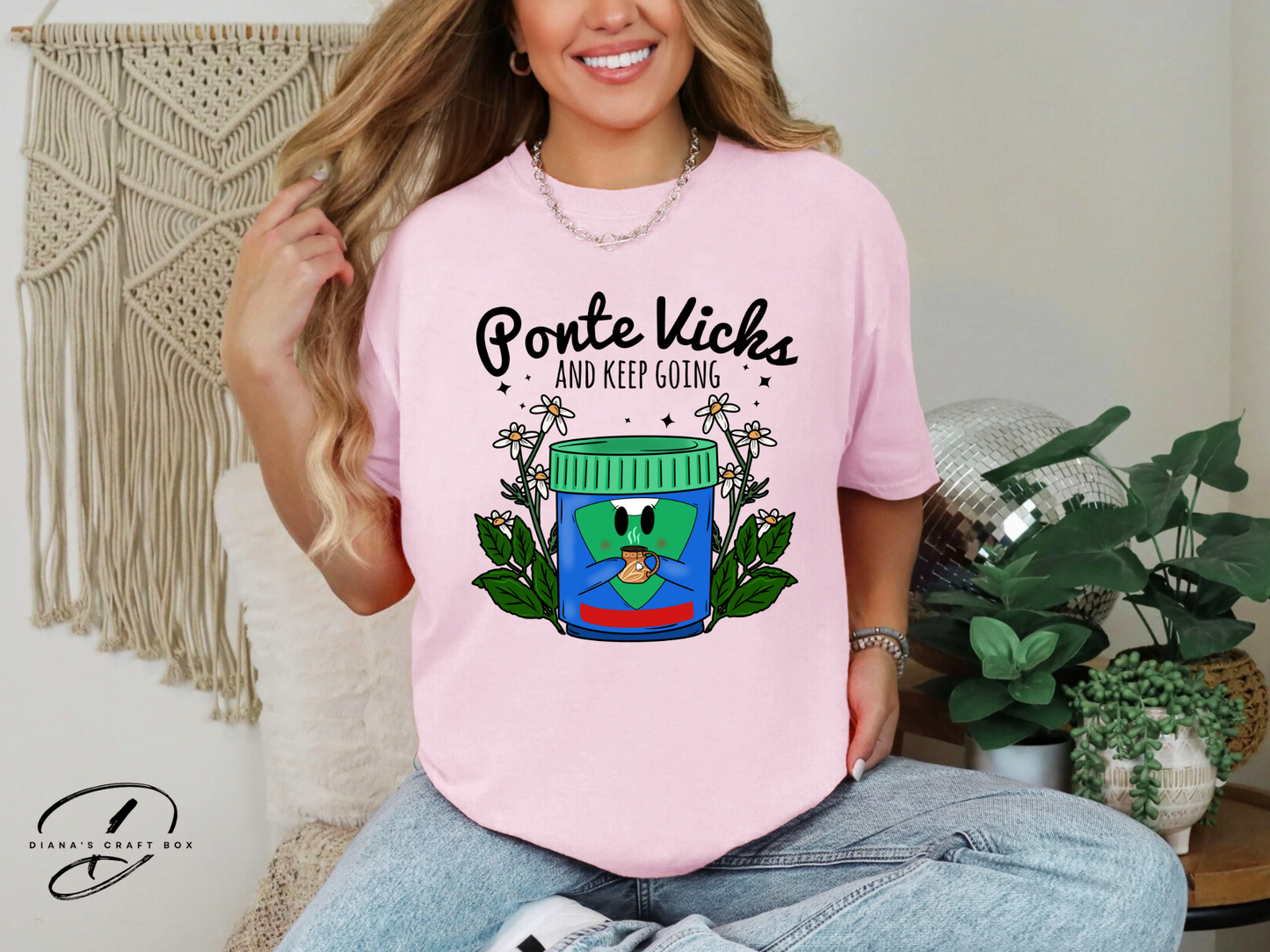Ponte Vicks and keep going (black font)