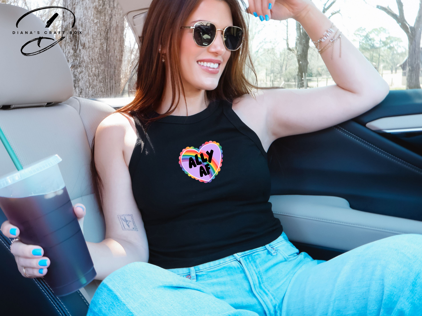 Ally AF baby tee
