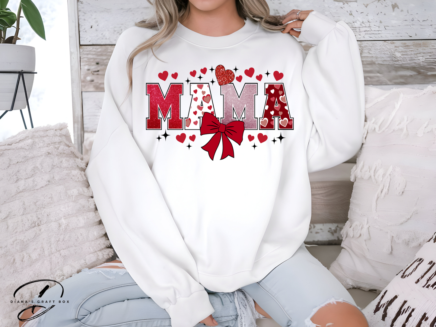 Valentines mama Sweatshirt