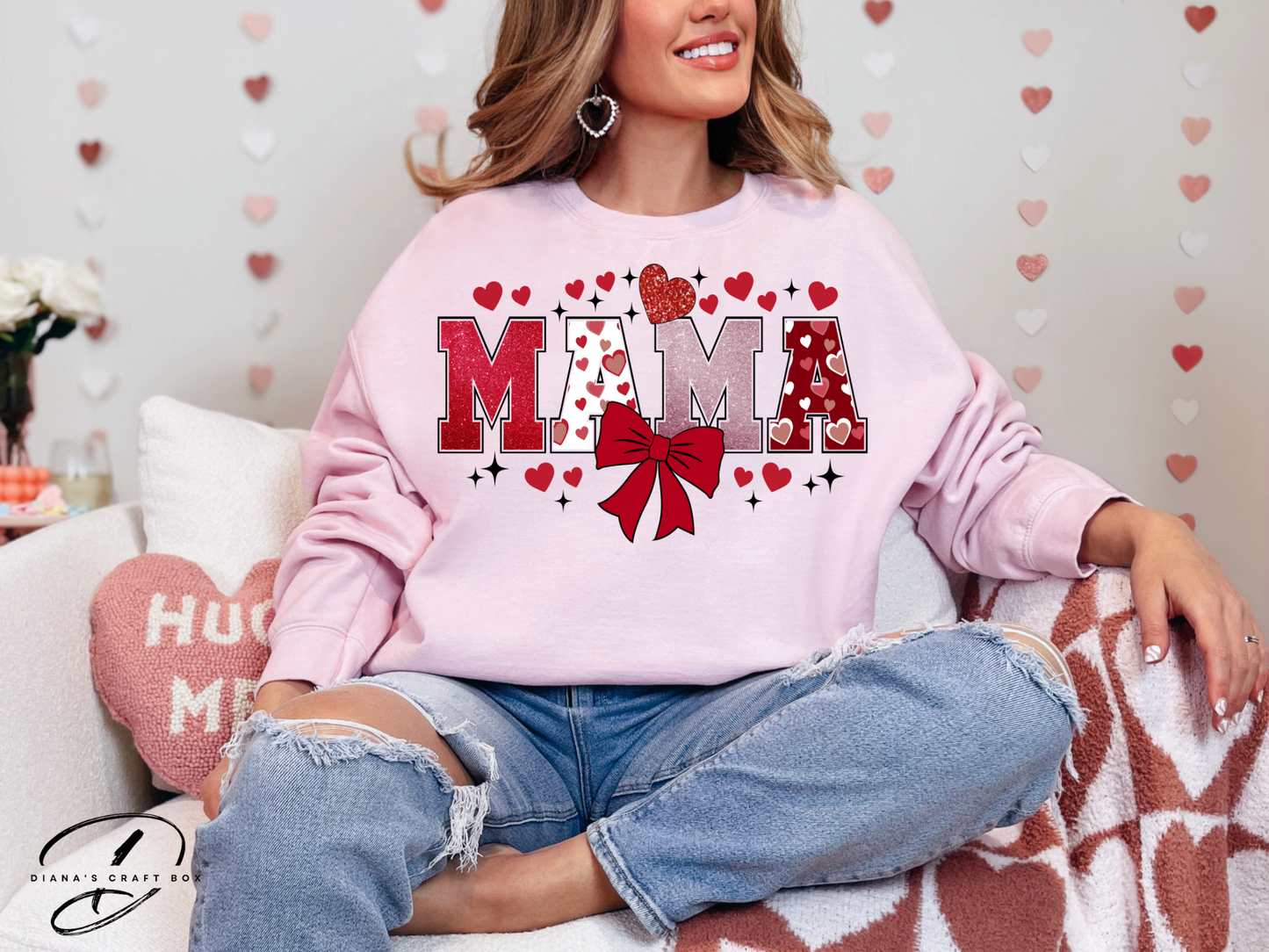 Valentines mama Sweatshirt