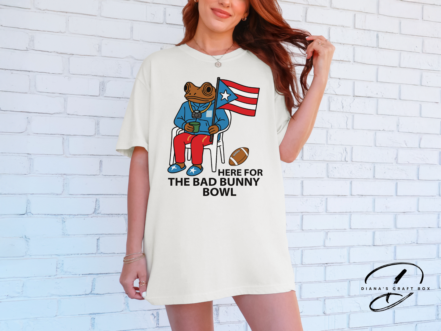 Here for the bad bunny Super Bowl T-shirt