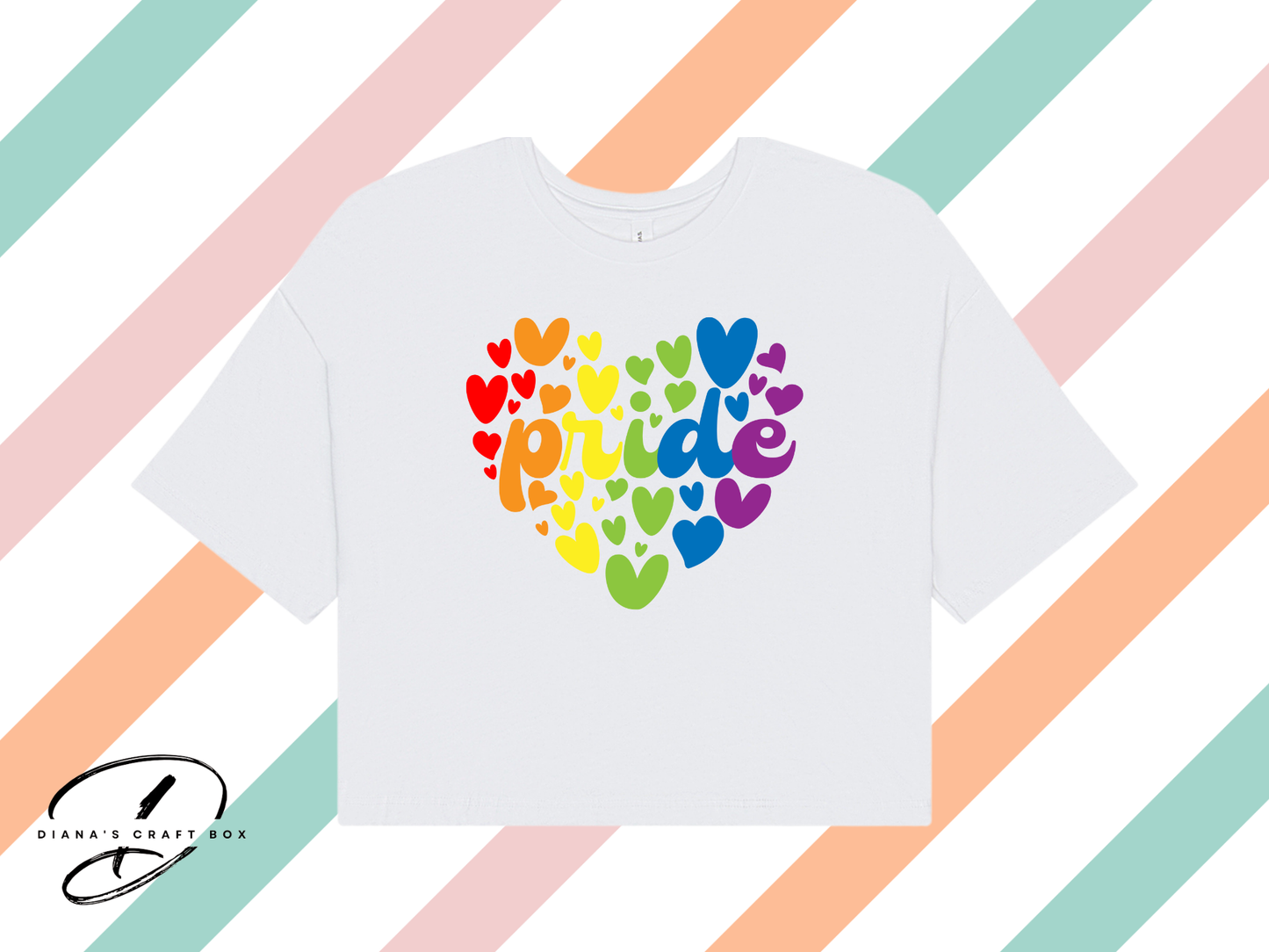 Pride Heart Crop Top