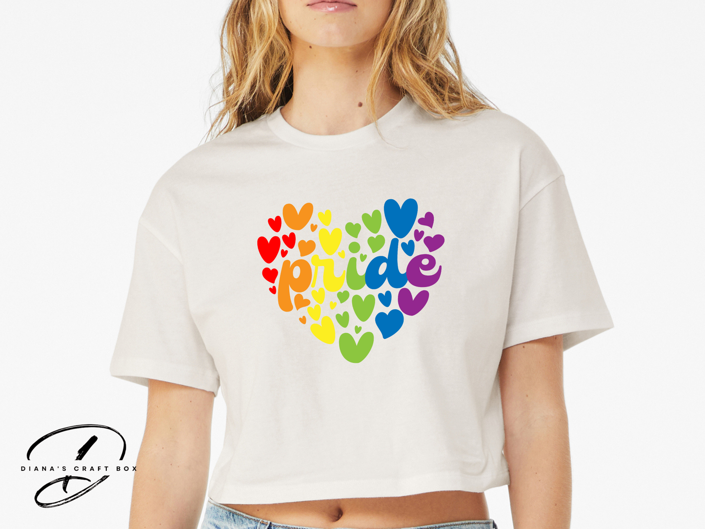 Pride Heart Crop Top